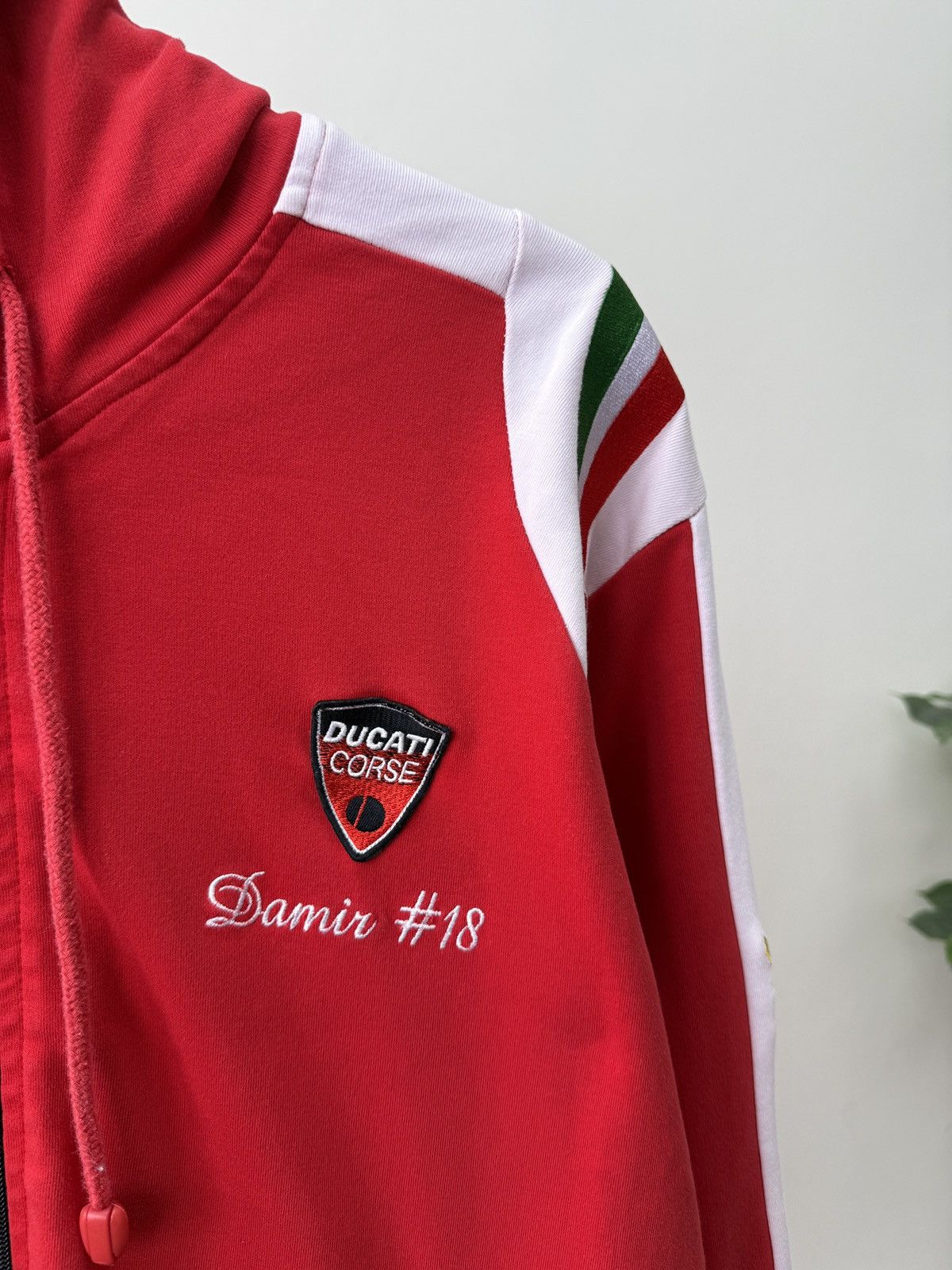 Ducati Vintage Ducati Corse Racing Hoodie Full Zip Logo Spell Out Size US M / EU 48-50 / 2 - 4 Thumbnail