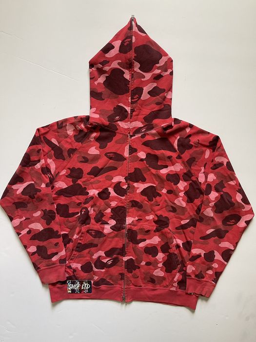 Bape A Bathing Ape 2005 OG Pharrell Camo Zip Up Hoodie | Grailed