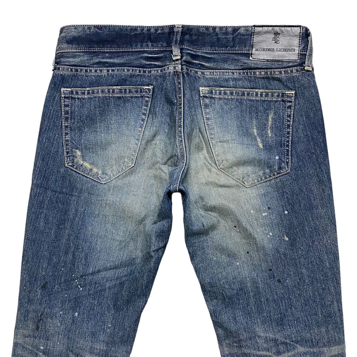 Murder License Murder License Distressed Denim Painter Jeans Size US 32 / EU 48 - 11 Thumbnail