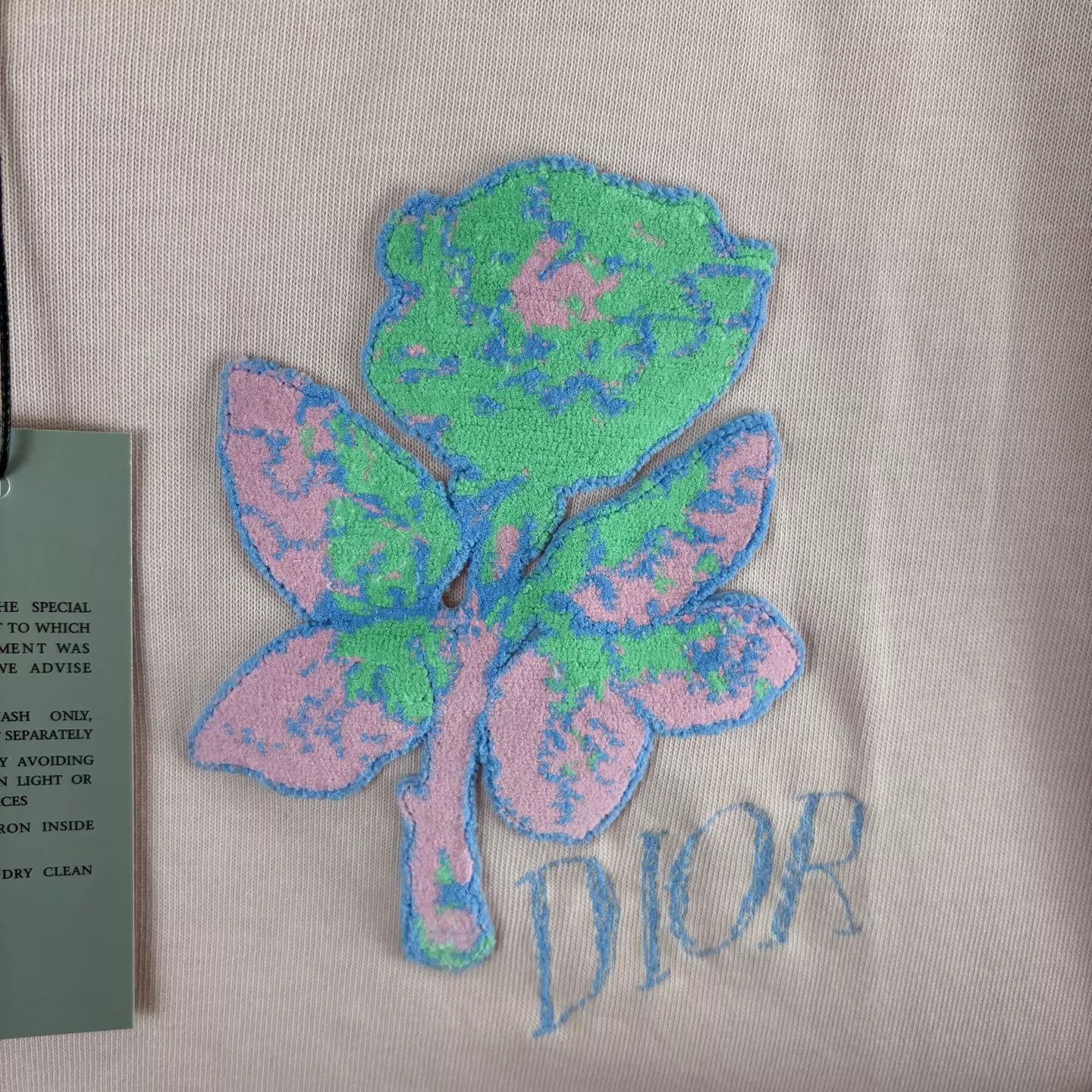 Dior Dior new pink floral embroidery short-sleeve M Size M / US 6-8 / IT 42-44 - 4 Thumbnail