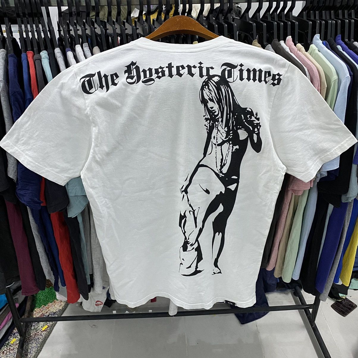 90s 初期　Archive　THE　HYSTERIC TIMES　Tシャツ Vintage Hysteric Glamour the Hysteric Times T Shirt Xsmall