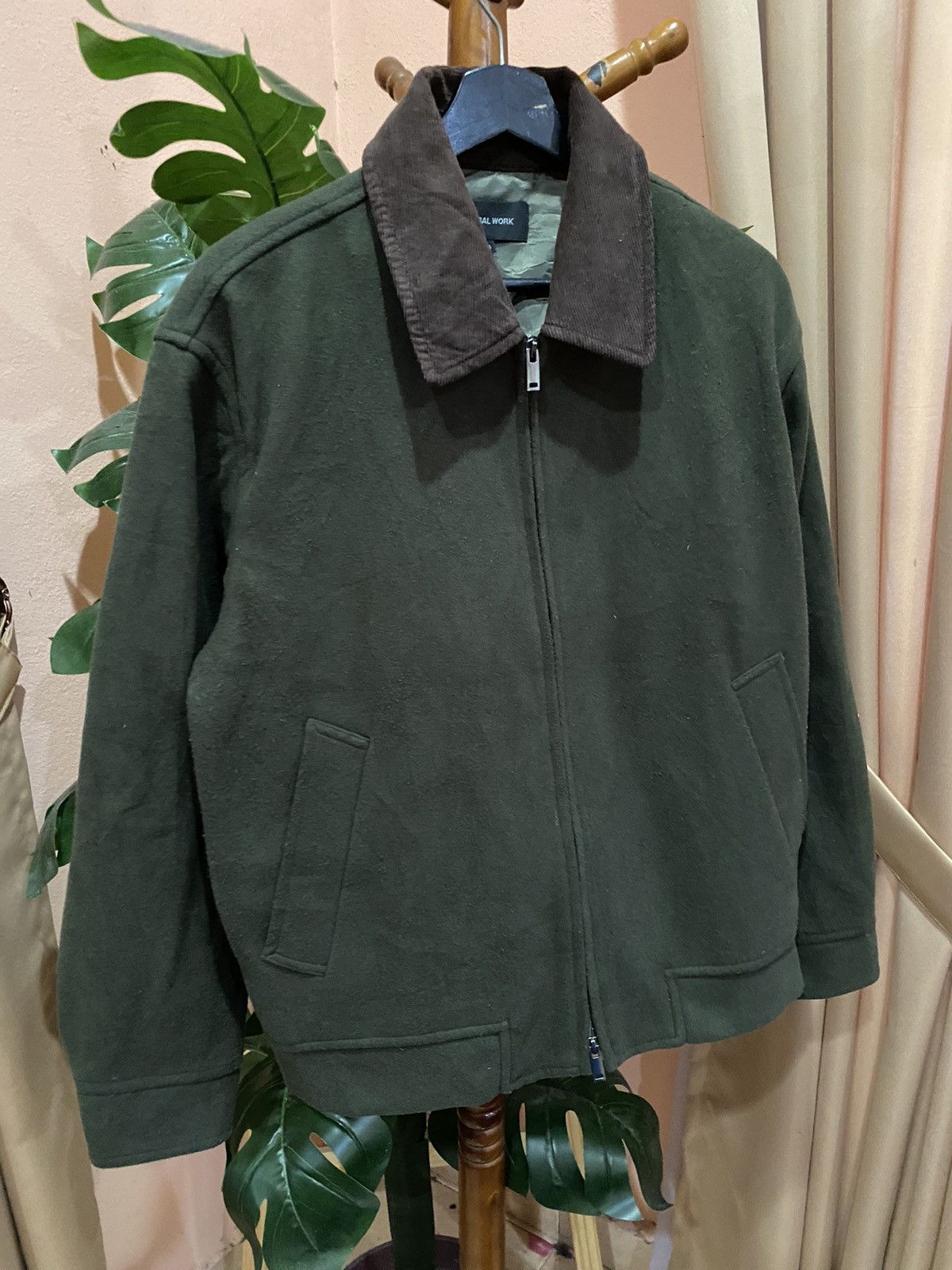 Global Work WoollyTec Jacket – Classic Green Workwear Style