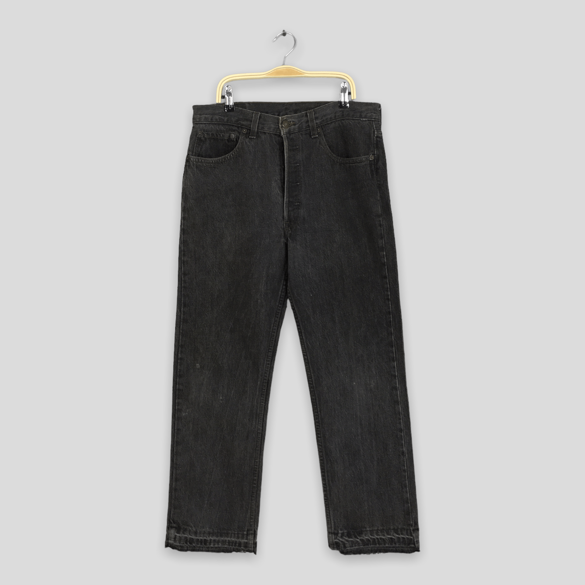 Levi's Size 31x27 Vintage Levi's 501 Gray Jeans Release Jeans S1637 Size US 31 - 1 Thumbnail