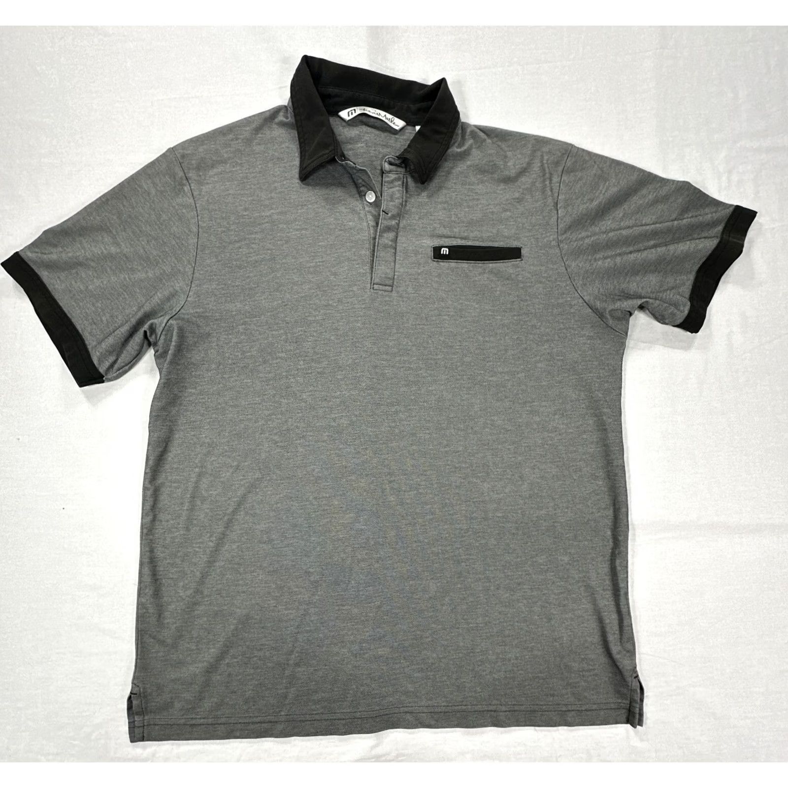 TravisMathew Travis Mathew Polo Shirt Golf L Gray Cotton Nice | Men's Size US L / EU 52-54 / 3 - 2 Thumbnail