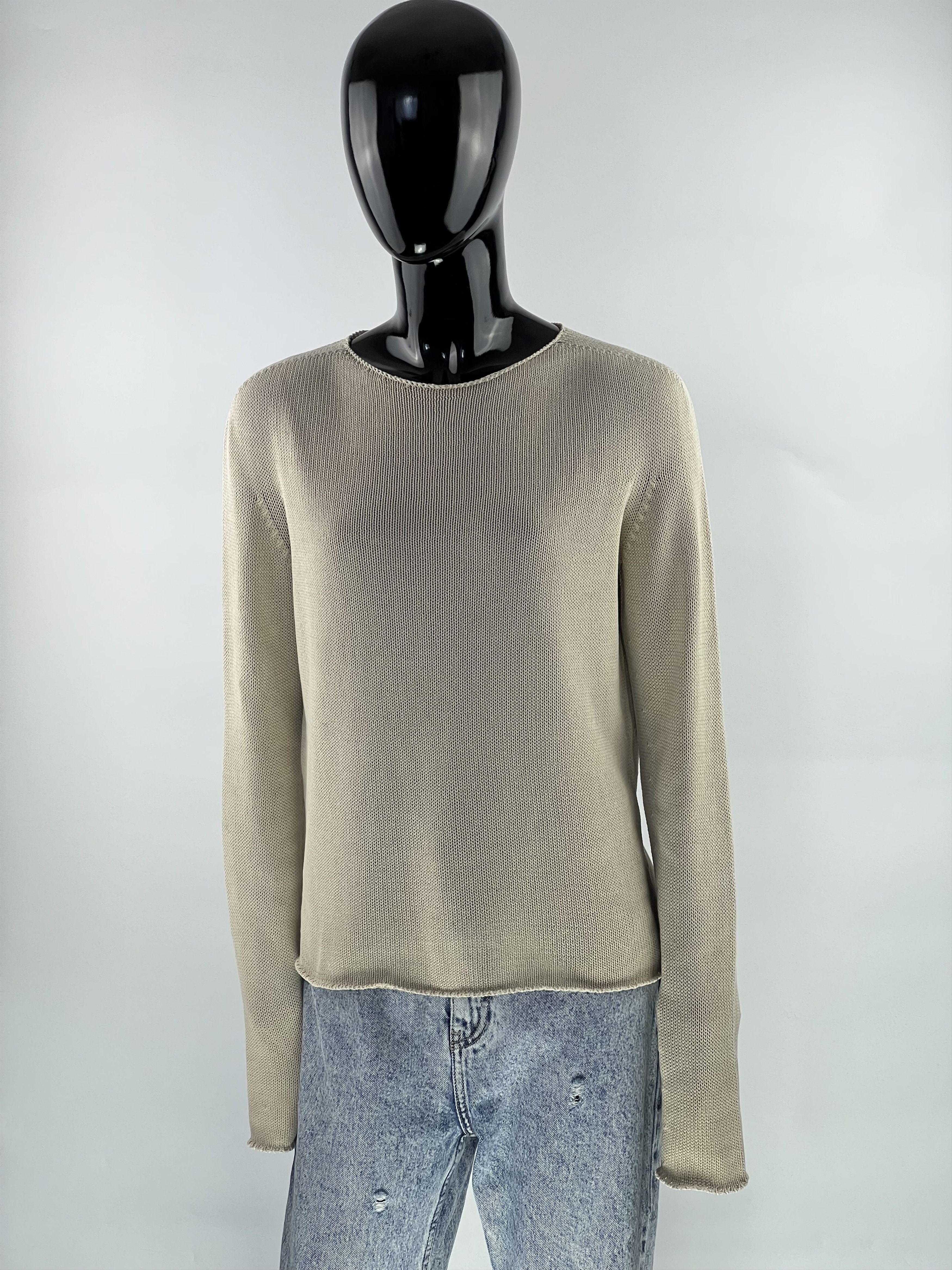 C.P. Company CP Company Rare Vintage Cotton Sweater Knit Beige Size IT44 Size M / US 6-8 / IT 42-44 - 1 Thumbnail