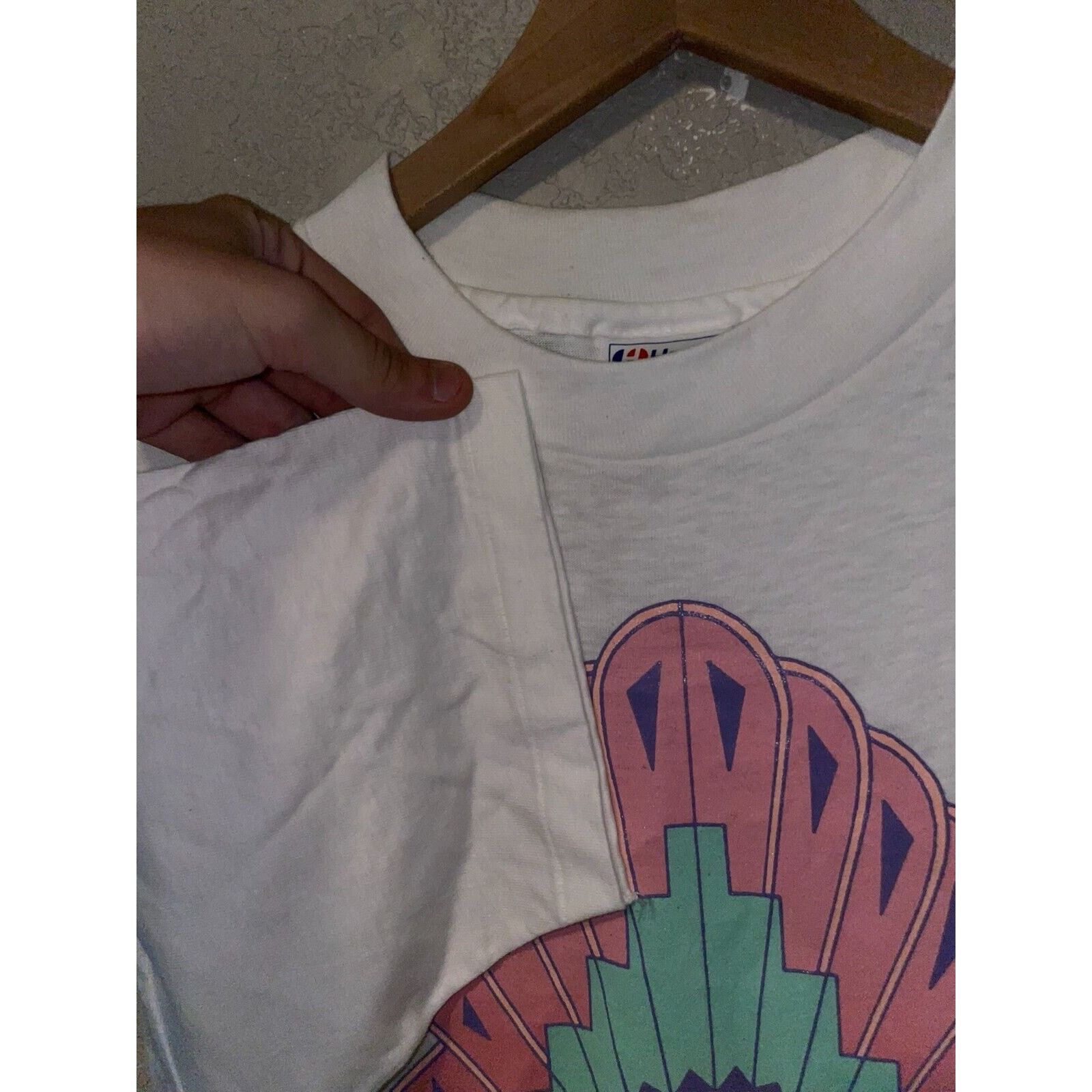 Hanes Vintage Arizona Shirt Native Western Graphic White L Tee Size US L / EU 52-54 / 3 - 9 Thumbnail