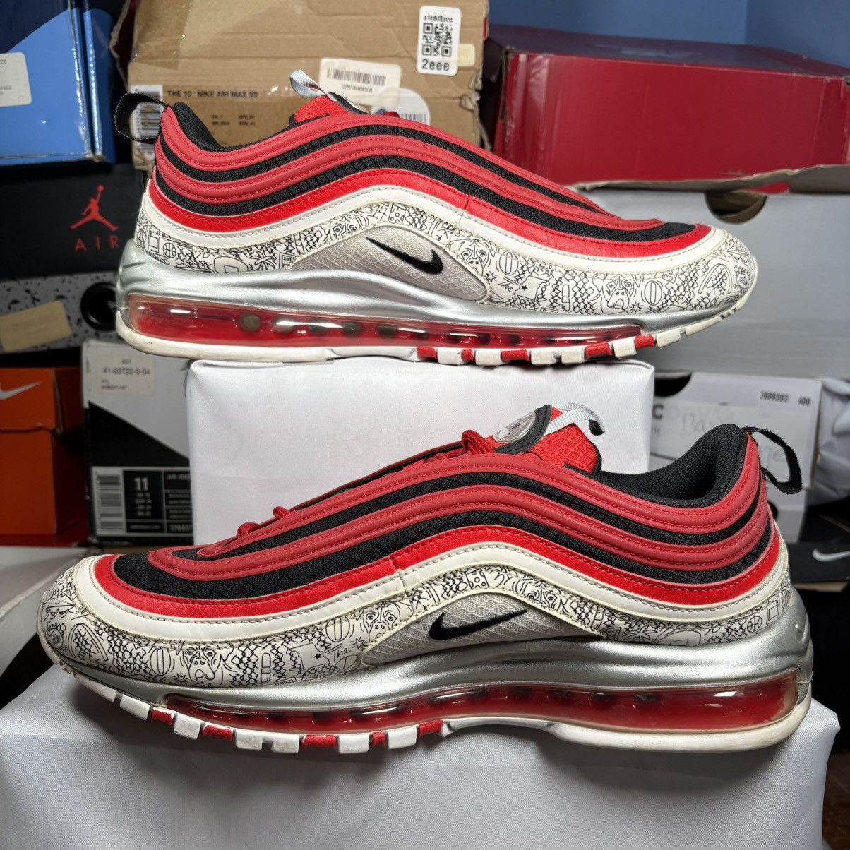Nike Size 10 - Jayson Tatum x Nike Air Max 97 Saint Louis Roots Size US 10 / EU 43 - 2 Thumbnail