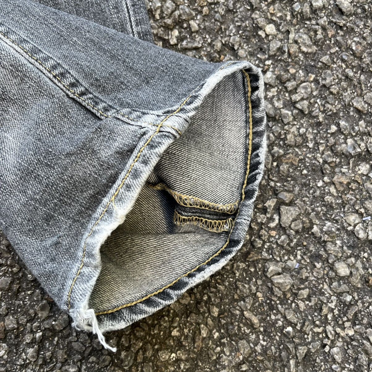 Levi's Vintage Levi’s 502 Black Faded Distressed Denim Jeans Pants Size US 29 - 3 Thumbnail
