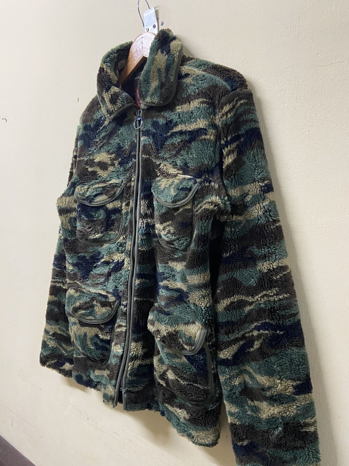 Avirex Avirex Officers Uniform Camouflage Fleece Jacket Size US S / EU 44-46 / 1 - 4 Thumbnail