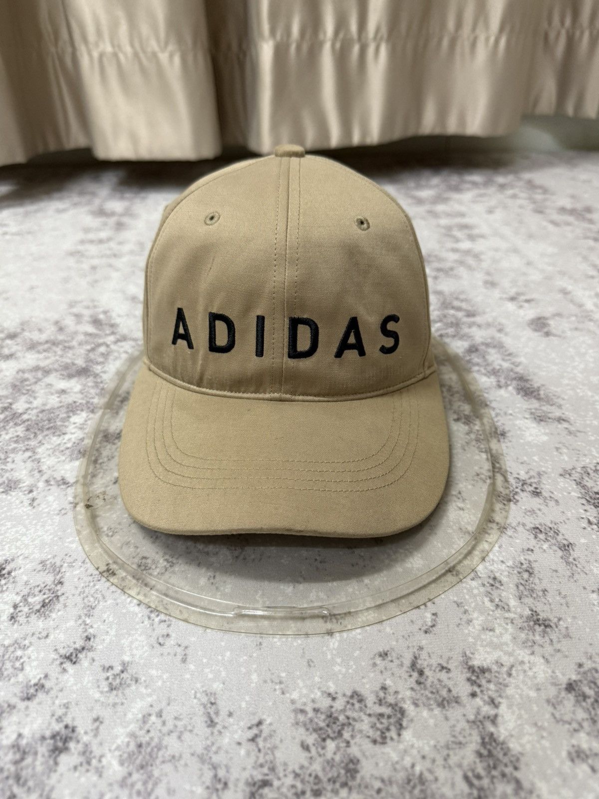 Adidas Adidas Strap Back Cap Beige Size ONE SIZE - 1 Thumbnail