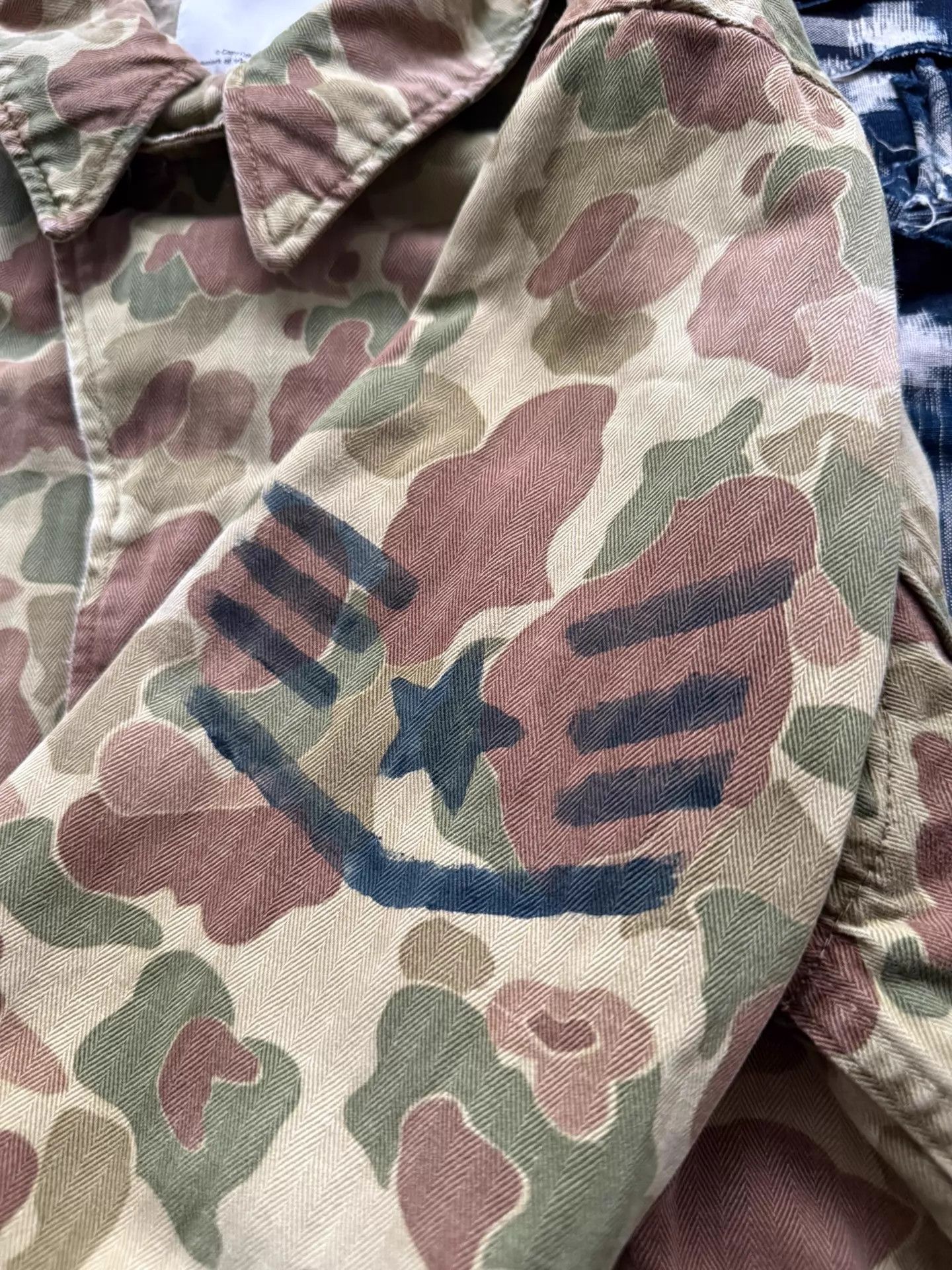 Visvim VISVIM 15SS ACHSE JKT CAMO Washed Size 3 Near Mint Size US L / EU 52-54 / 3 - 8 Thumbnail