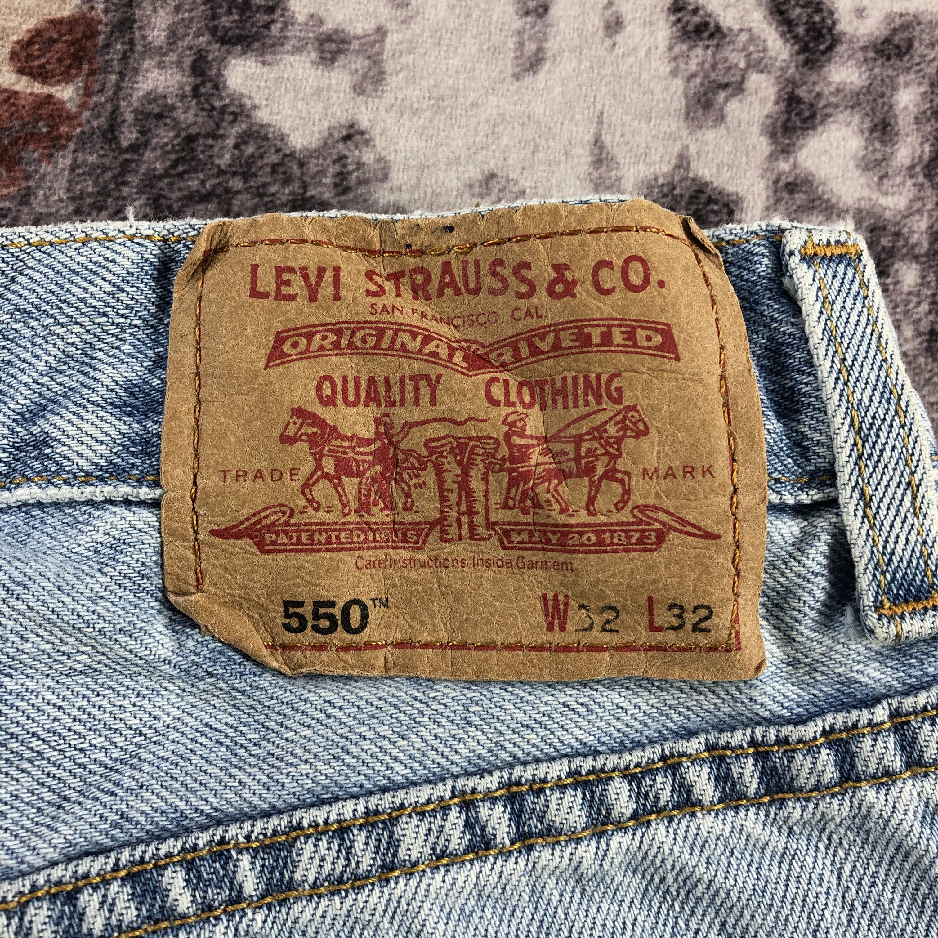 Levi's × Vintage Vintage Light Wash Levis 550 Baggy Jeans-JM3174 Size US 30 / EU 46 - 5 Thumbnail