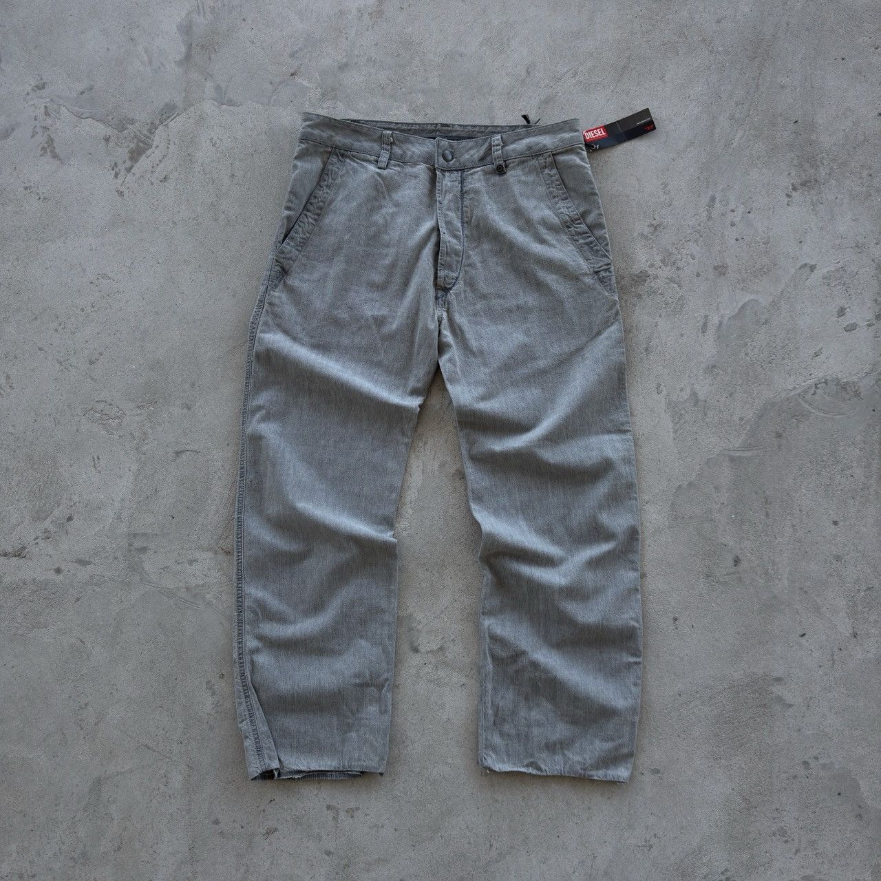 Diesel Vintage Diesel Cotton Pants Streetwear Straight Leg Size US 30 / EU 46 - 1 Thumbnail