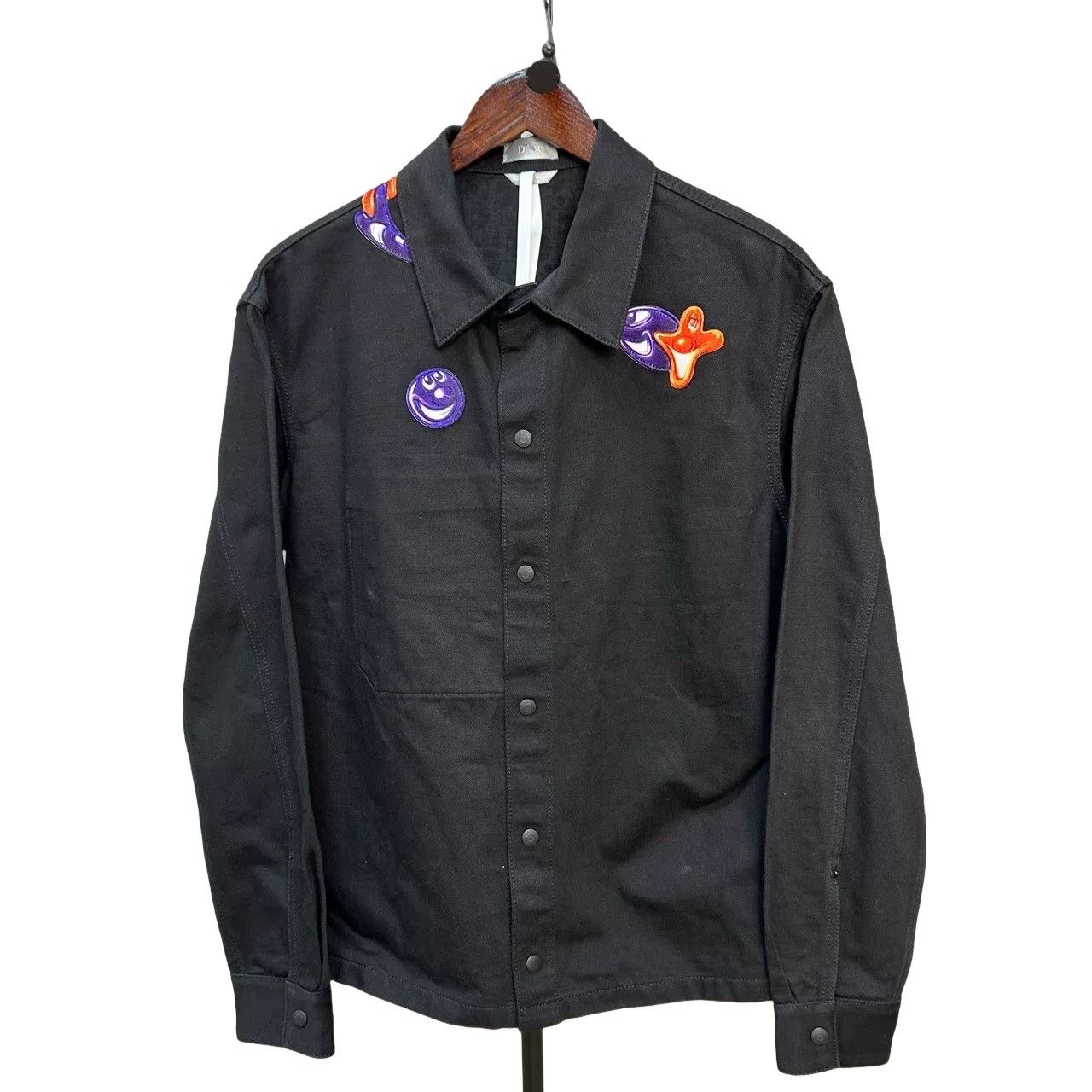 Dior Dior Homme By Hedi Black Distressed Denim Jacket Size 46