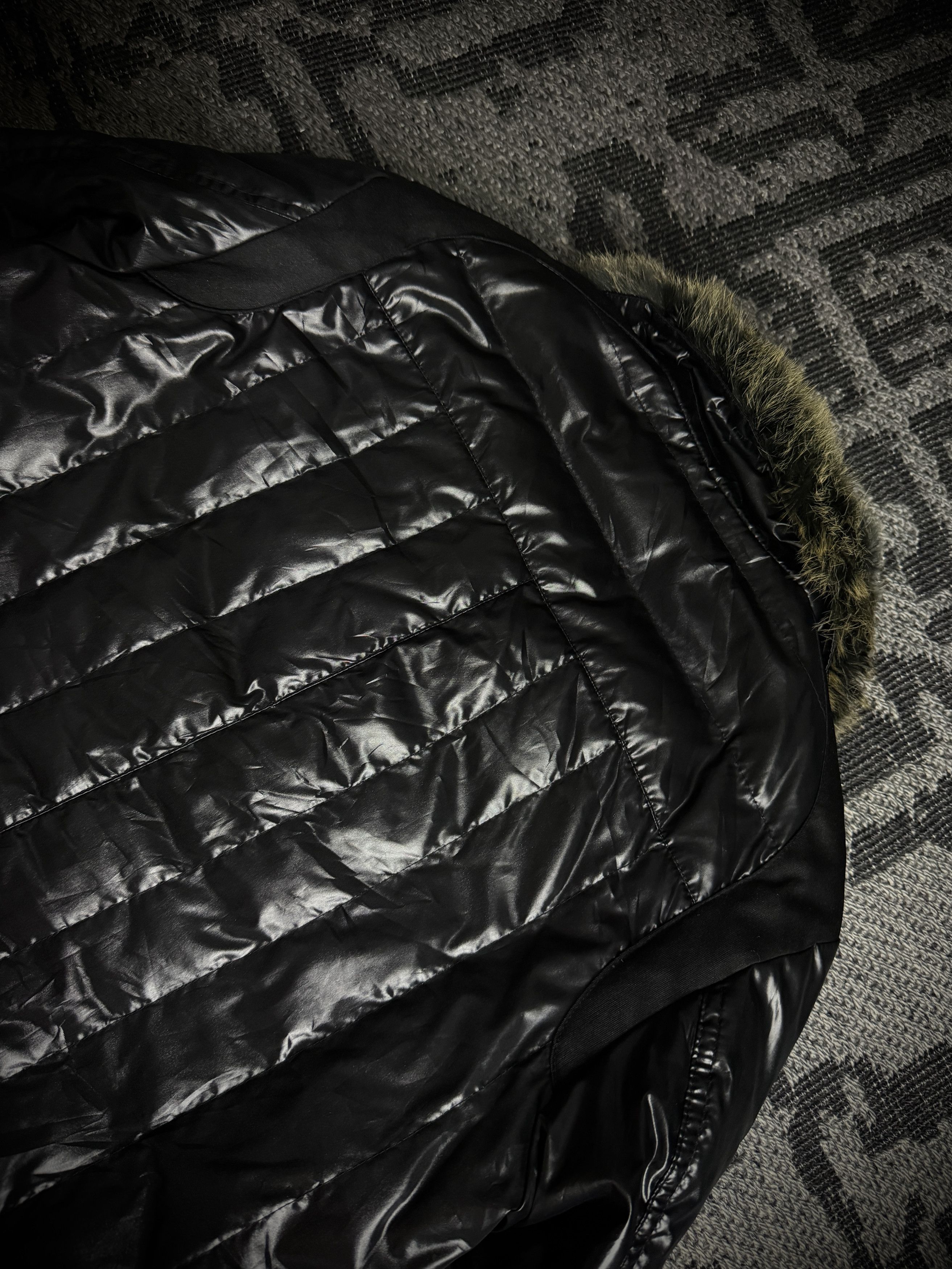 Tornado Mart Tornado Mart Quilted Real Fur Down Jacket Size US L / EU 52-54 / 3 - 8 Thumbnail