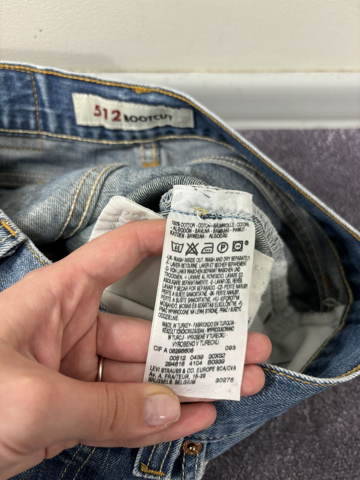 Levi's Vintage Levi’s 512 Faded Blue American Hype Denim Shorts Size US 30 / EU 46 - 15 Thumbnail