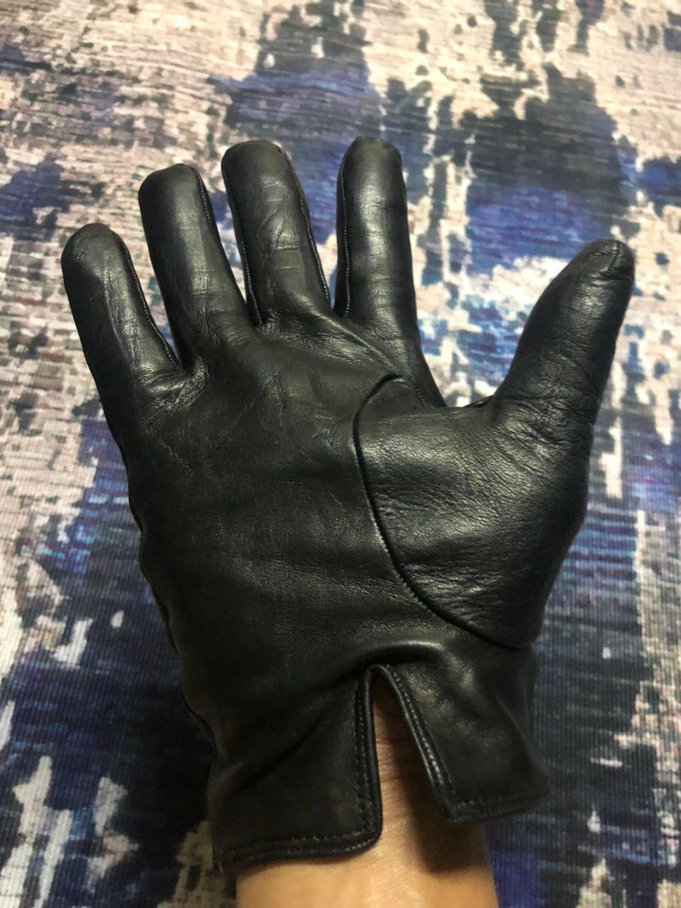 Giorgio Armani Giorgio Armani Mainline Leather Gloves Tag Size -M Size ONE SIZE - 5 Thumbnail