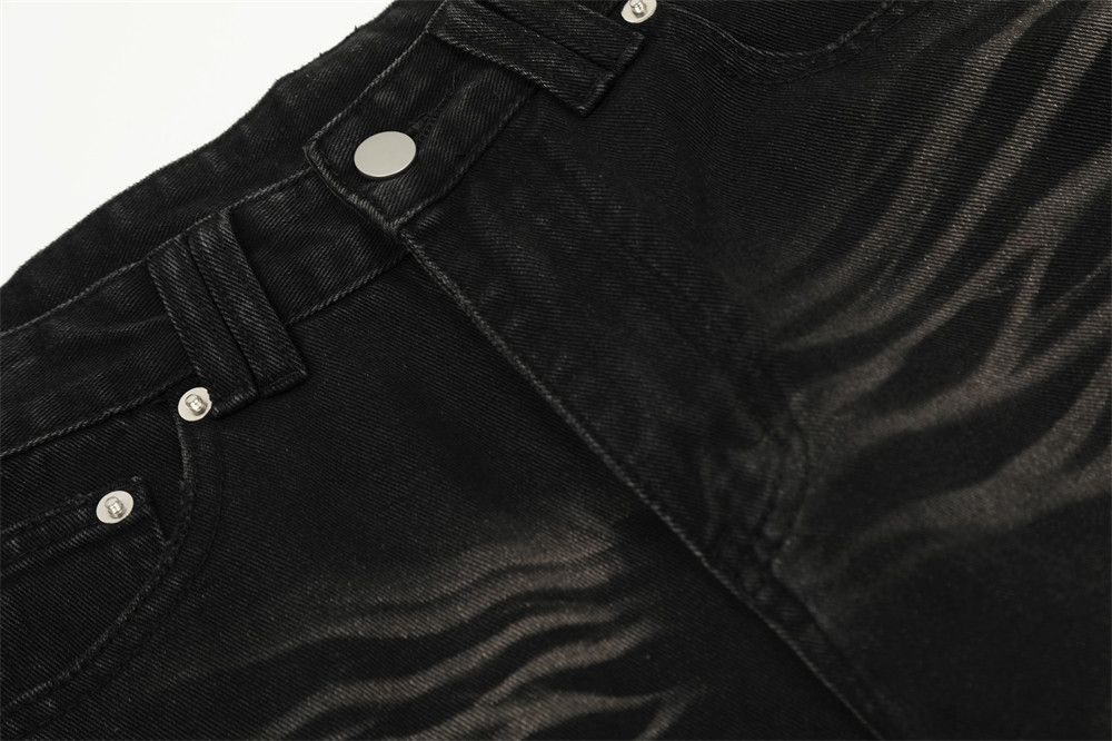 Japanese Brand × Jean Contrast color distressed punk washed loose jeans Size US 32 / EU 48 - 5 Thumbnail