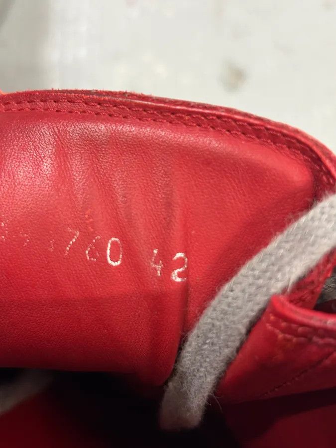 Balenciaga Balenciaga Arena Red & Grey High Top Sneakers Size US 10.5 / EU 43-44 - 10 Thumbnail