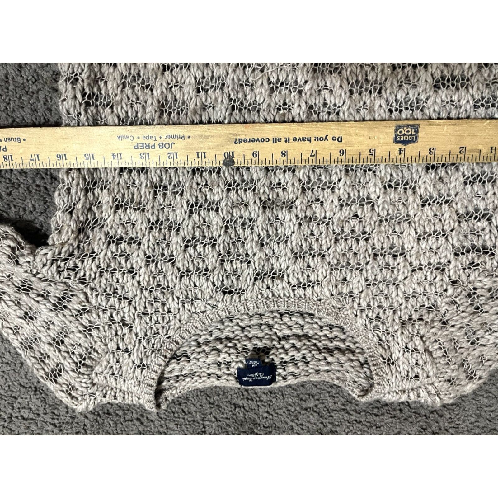 American Eagle Outfitters American Eagle Sweater Beige Hooded Pullover Women Medium Wool Blend Size M / US 6-8 / IT 42-44 - 4 Thumbnail