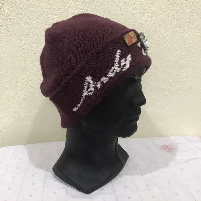 Andy Warhol × CA4LA Andy Warhol By Ca4la Spellout Beanie Hat Size ONE SIZE - 3 Thumbnail