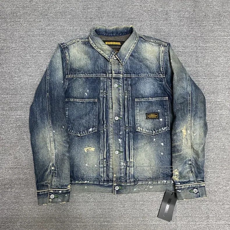 Neighborhood Neighborhood Autumn/Winter 19 Fleece Denim Jacket Size US XL / EU 56 / 4 - 1 Thumbnail