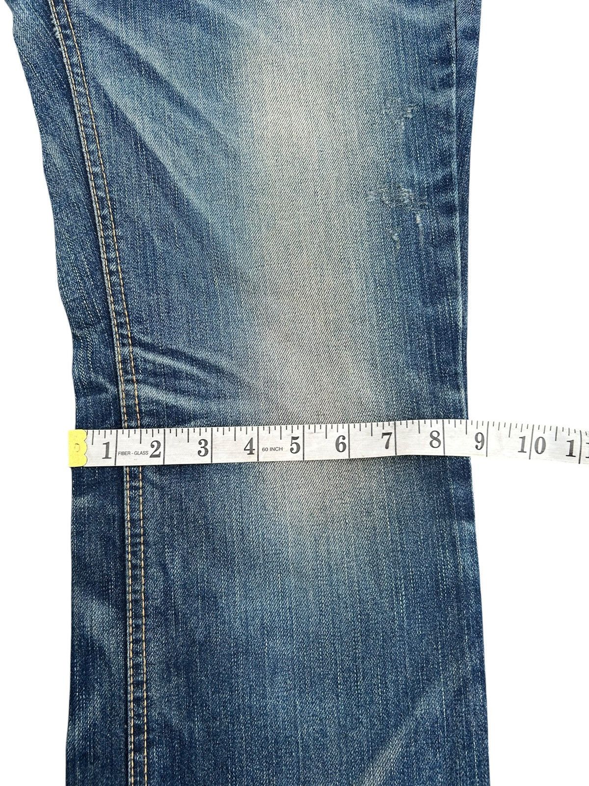 Kapital YOSHITOMO NARA LOLITA Exotic Vintage Distressed Denim Jeans Size US 34 / EU 50 - 23 Thumbnail