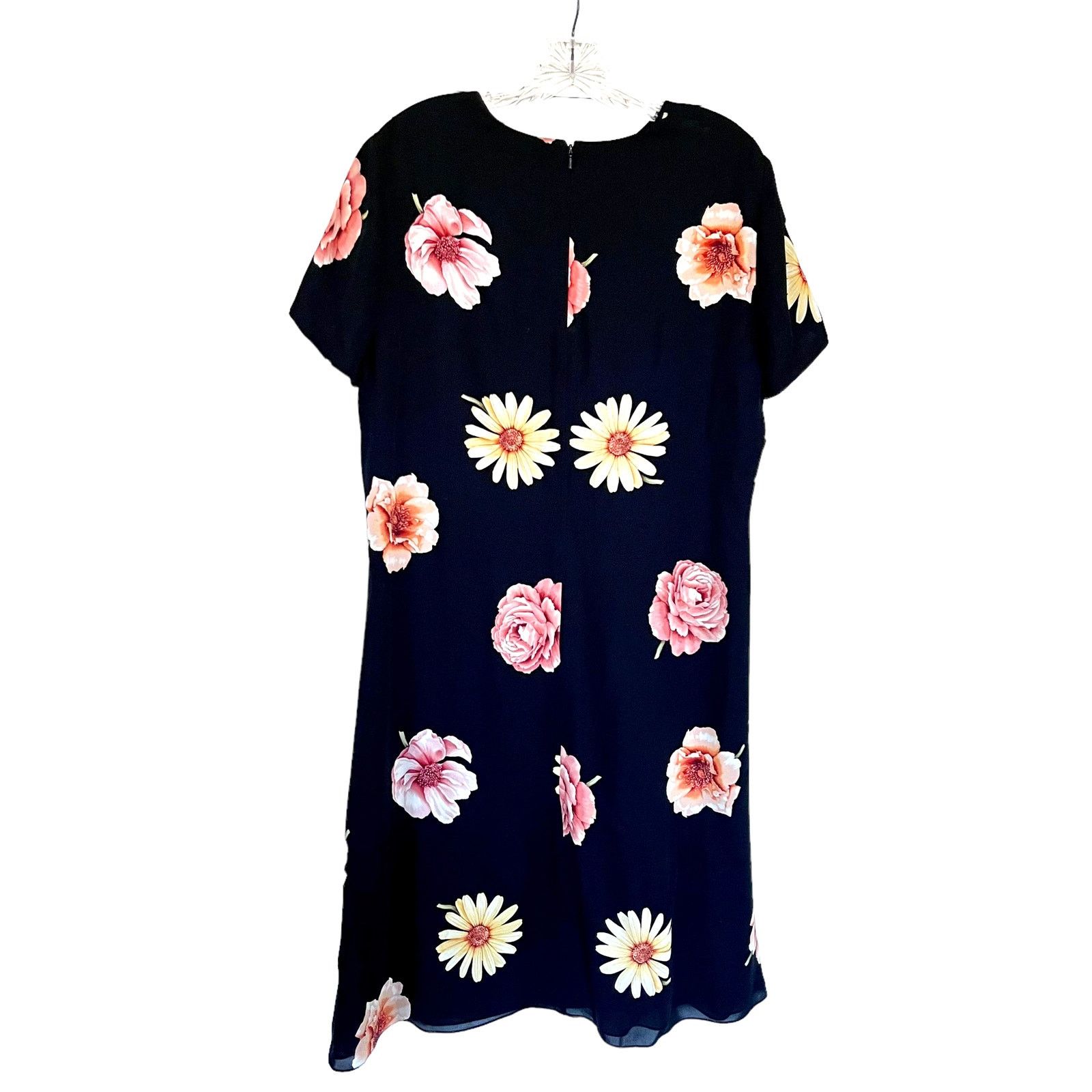 Ellen Tracy Vintage Linda Allard Ellen Tracy silk floral print dress Size XL / US 12-14 / IT 48-50 - 4 Thumbnail