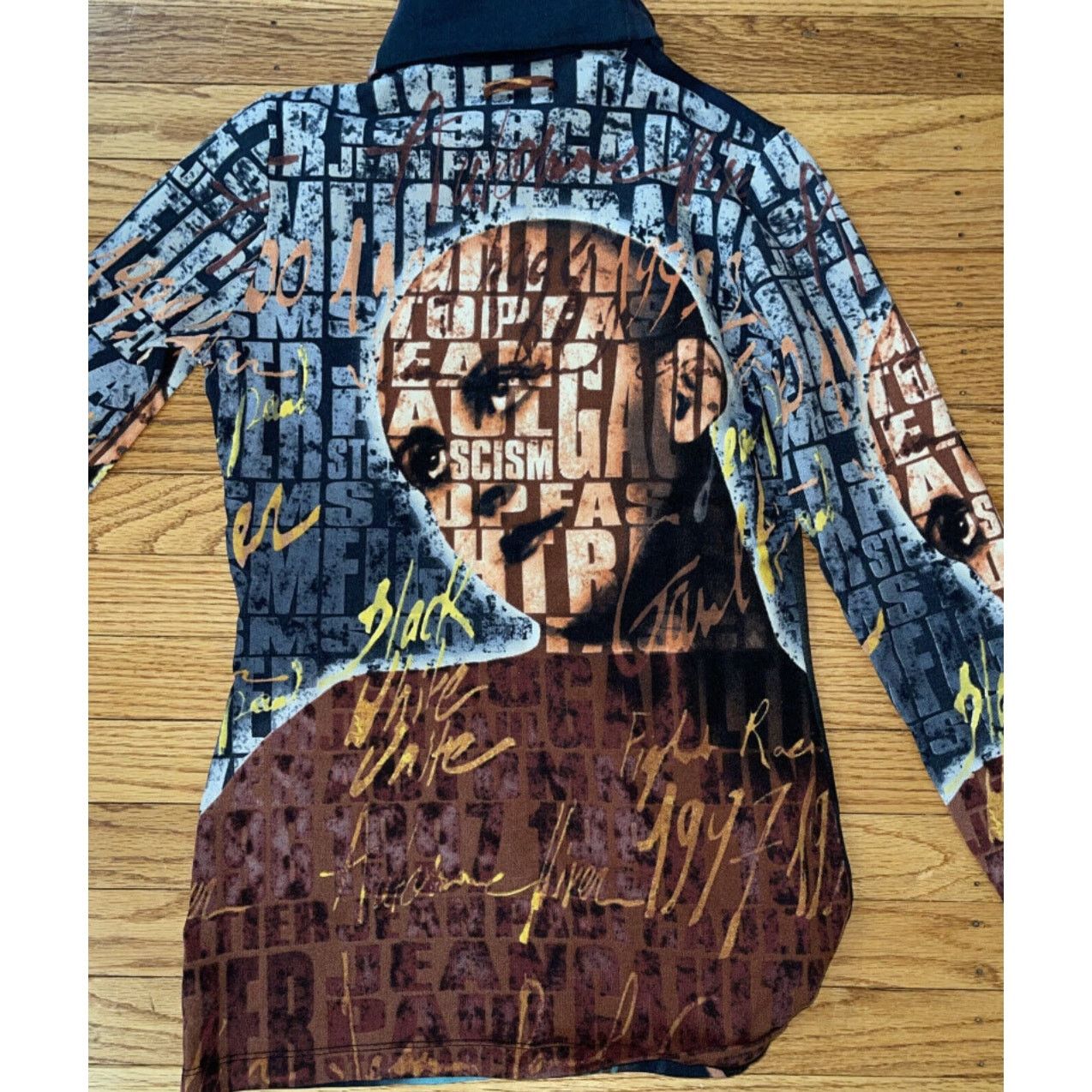 Jean Paul Gaultier Jean Paul Gaultier Vintage STOP FASCISM SUPER RARE Designer Size S / US 4 / IT 40 - 3 Thumbnail