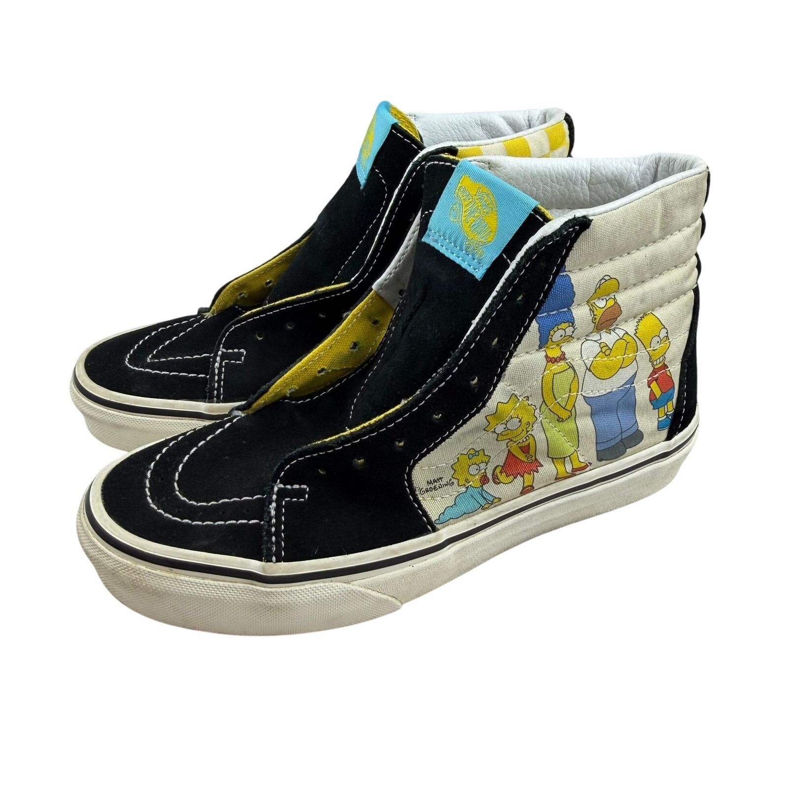 Vans Vans x The Simpsons SK8-Hi High Top Sneakers Size 6 Womens Size US 6 / IT 36 - 1 Thumbnail