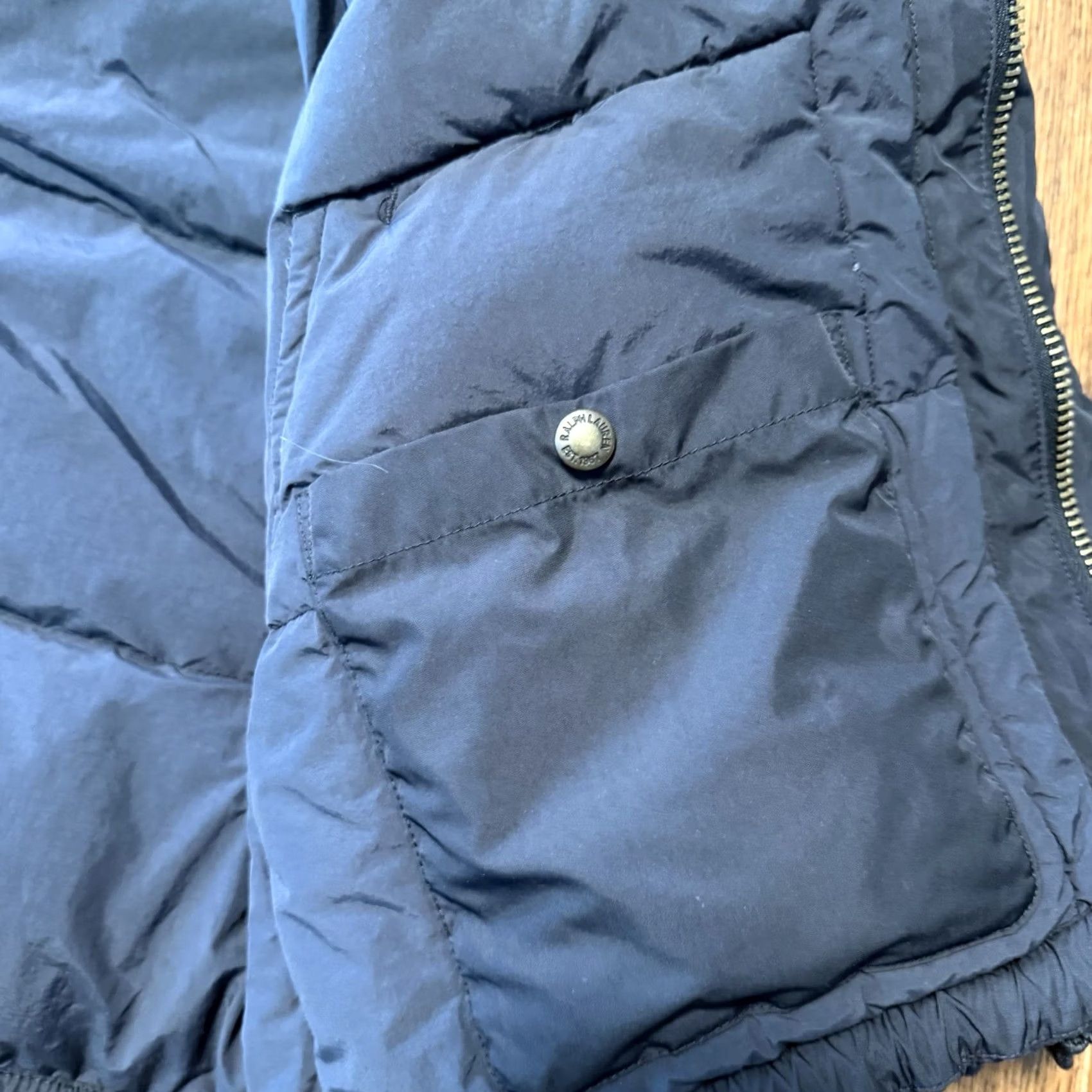 Polo Ralph Lauren Polo Ralph Lauren Feather Down Black Puffer Jacket XL Full Zip Ski Winter Unisex Adults Regular Fit 90s Down Insulation Size US XL / EU 56 / 4 - 5 Thumbnail