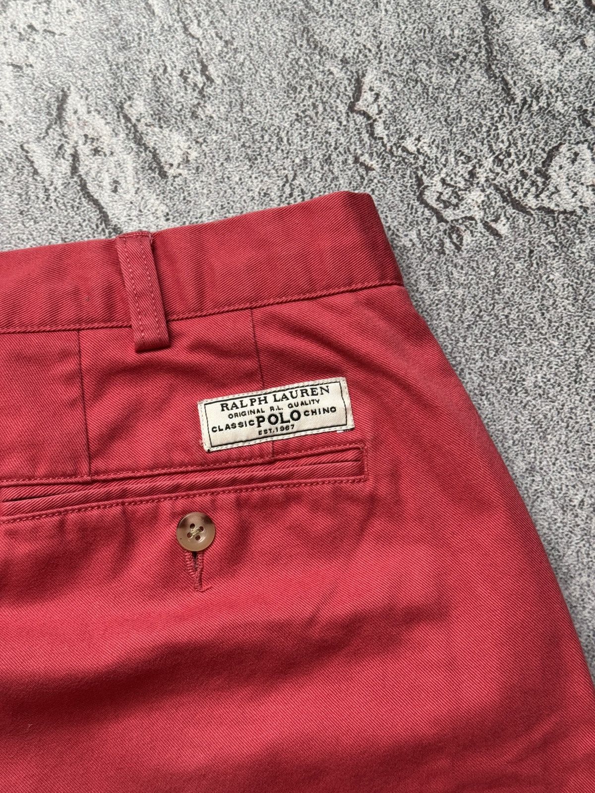 Polo Ralph Lauren Polo Ralph Lauren 36/32 pink chino pant trouser Jean 90s Size US 36 / EU 52 - 4 Thumbnail