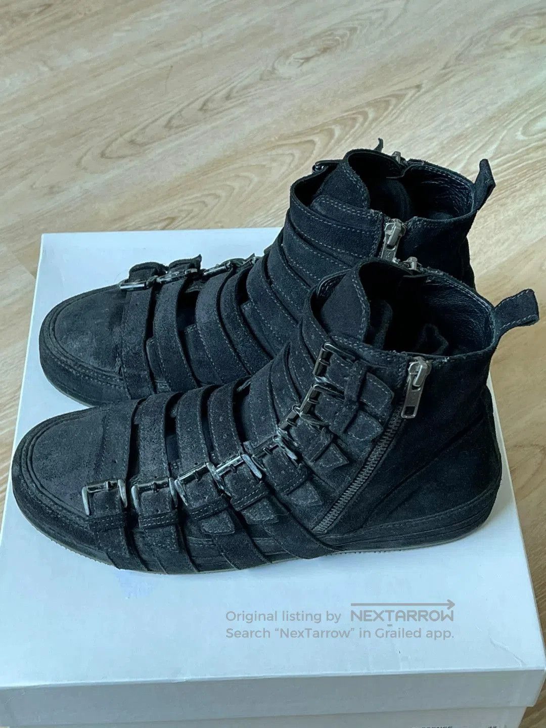 Ann Demeulemeester Ann Demeulemeester Buckle Smoking Boots. Size US 8 / EU 41 - 1 Thumbnail