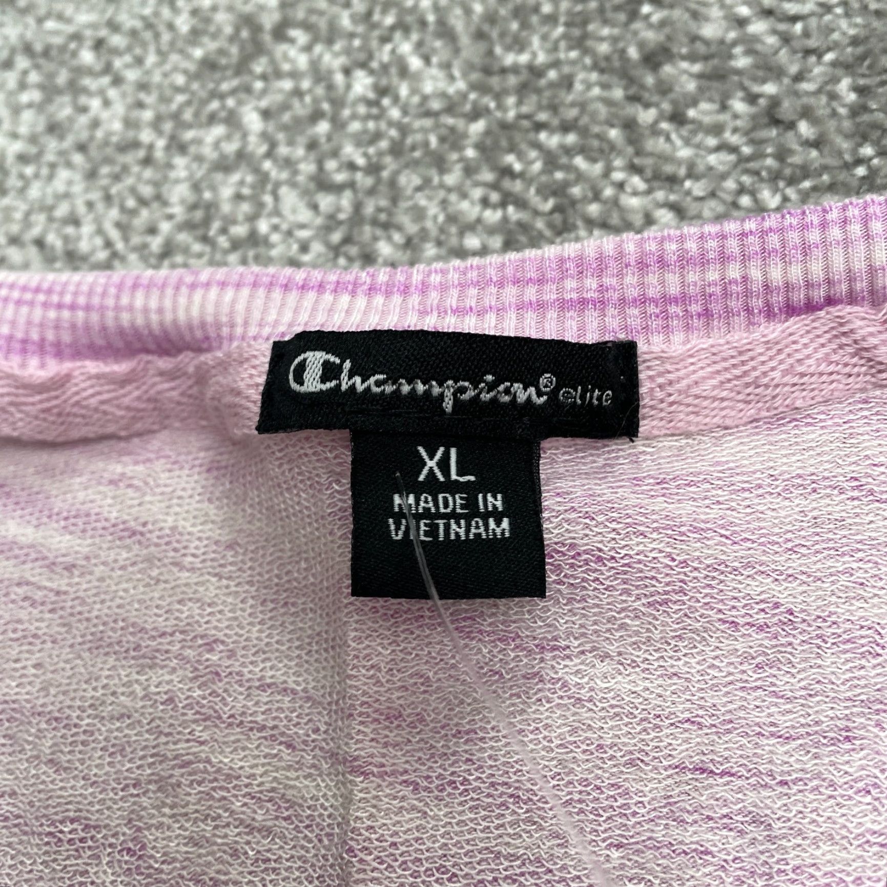 Champion Champion Elite Pullover Sweatshirt Womens XL Pink Round Neck Casual All Seasons Stretch Logo Regular Size XL / US 12-14 / IT 48-50 - 4 Thumbnail