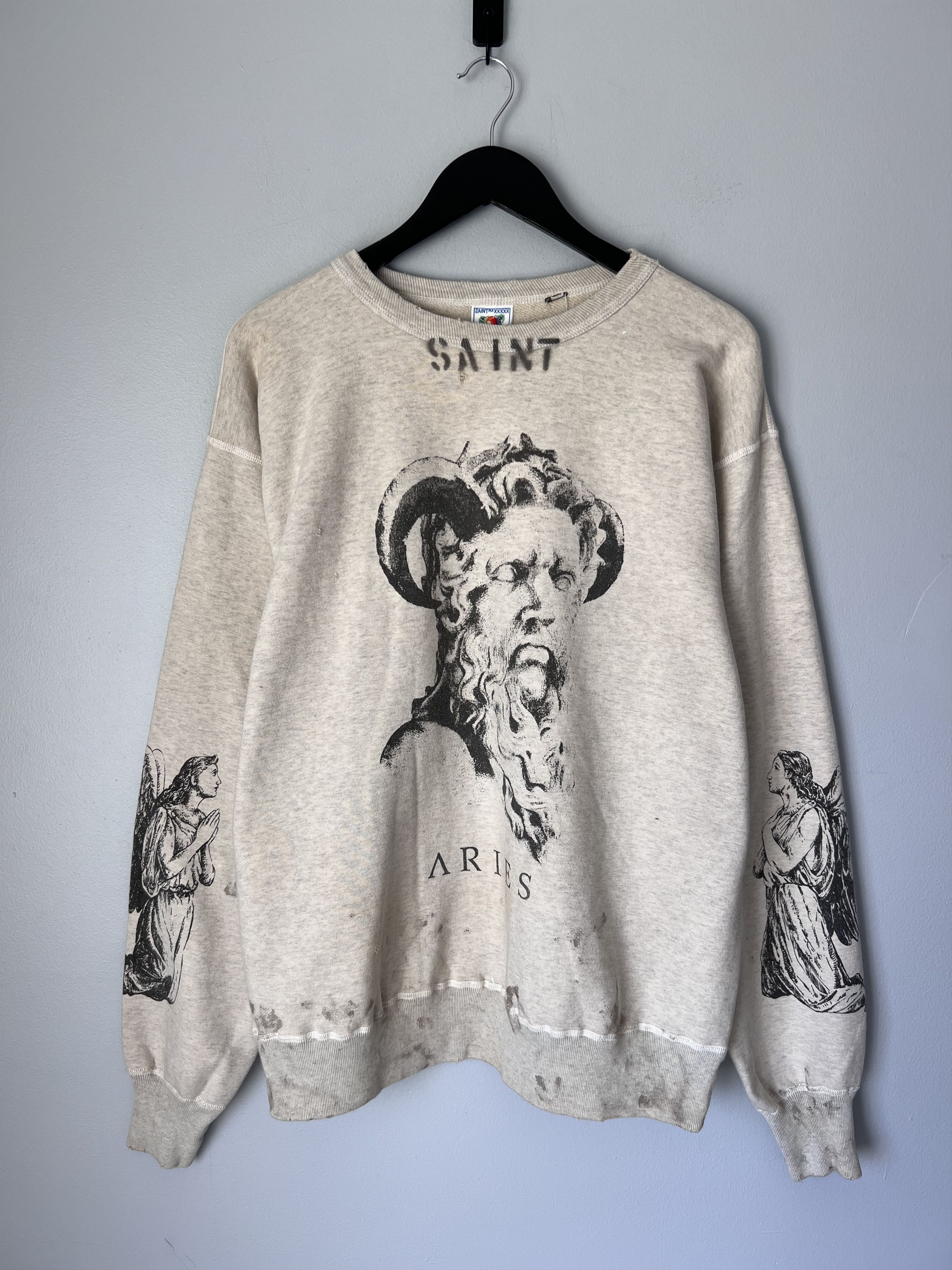 Saint Michael Saint Michael Aries Crewneck Sweatshirt Size US L / EU 52-54 / 3 - 1 Thumbnail