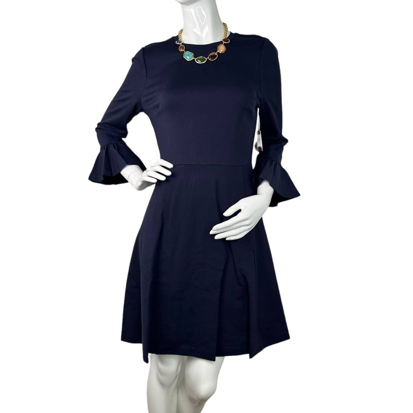 Kate Spade Kate Spade Bell Sleeve Ponte Dress Rich Navy Medium Size M / US 6-8 / IT 42-44 - 1 Thumbnail