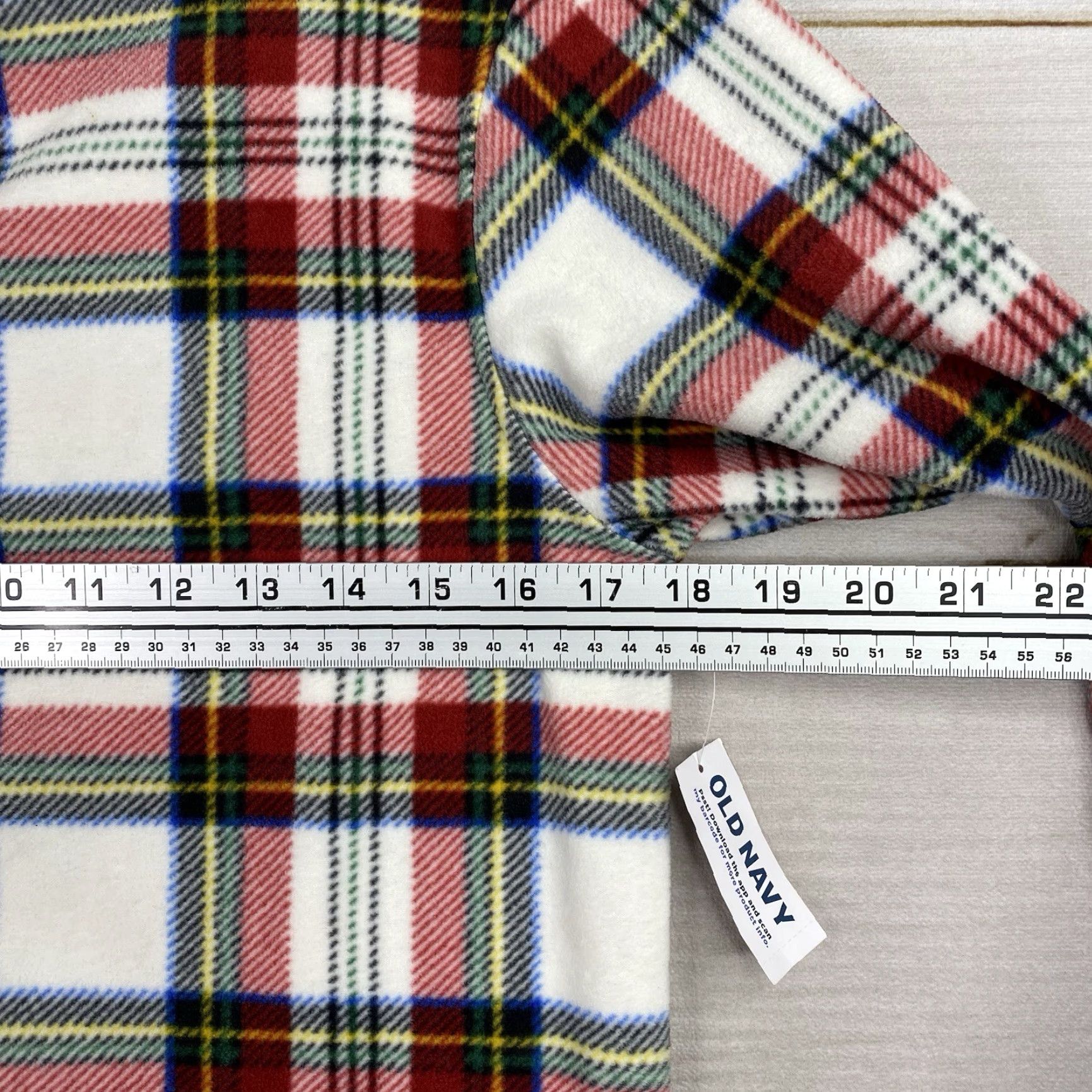 Old Navy NWT Old Navy Womens Pajamas Sz S Plaid Fleece Cozy Shortall Romper Shorts 1 Pc Size 28" / US 6 / IT 42 - 6 Thumbnail