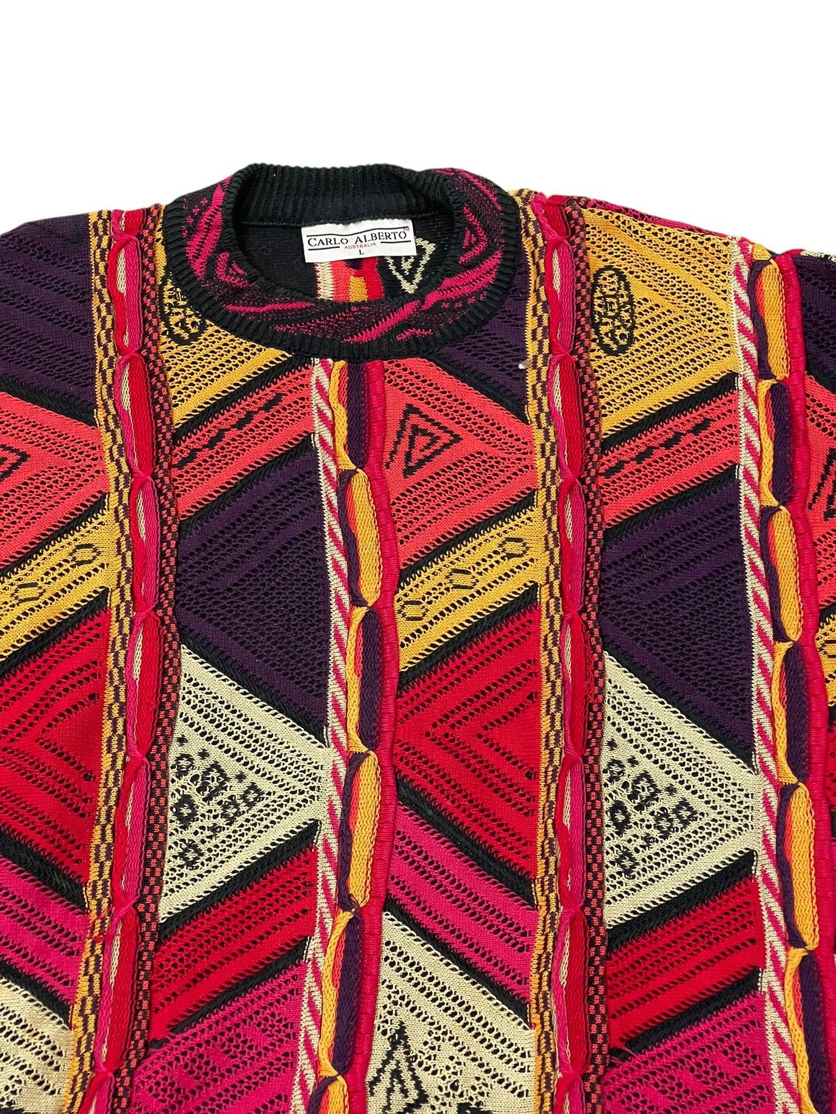 Vintage Carlo Alberto Australia Knitwear Coogi Style 6🟩0 Size US L / EU 52-54 / 3 - 6 Thumbnail