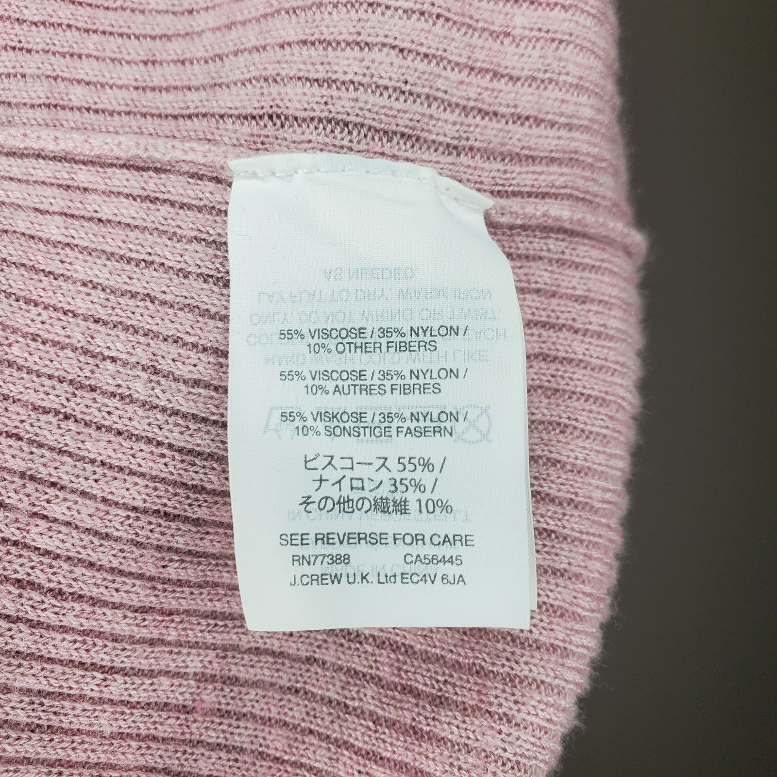 Madewell Madewell Pink Ribbed Top Small Size S / US 4 / IT 40 - 7 Thumbnail