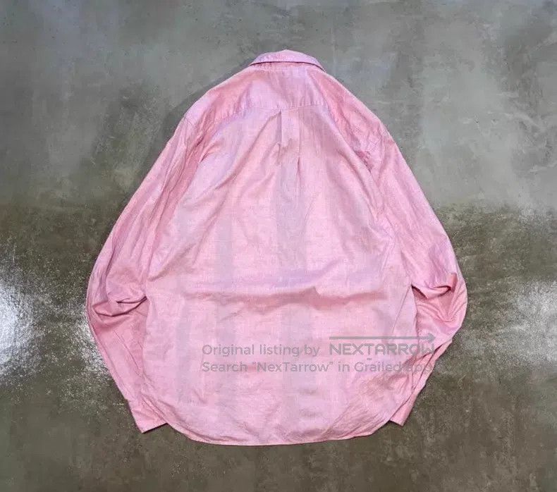 Comme des Garcons Comme Des Garcons Pink and Brown Color Block Shirt Size US M / EU 48-50 / 2 - 3 Thumbnail
