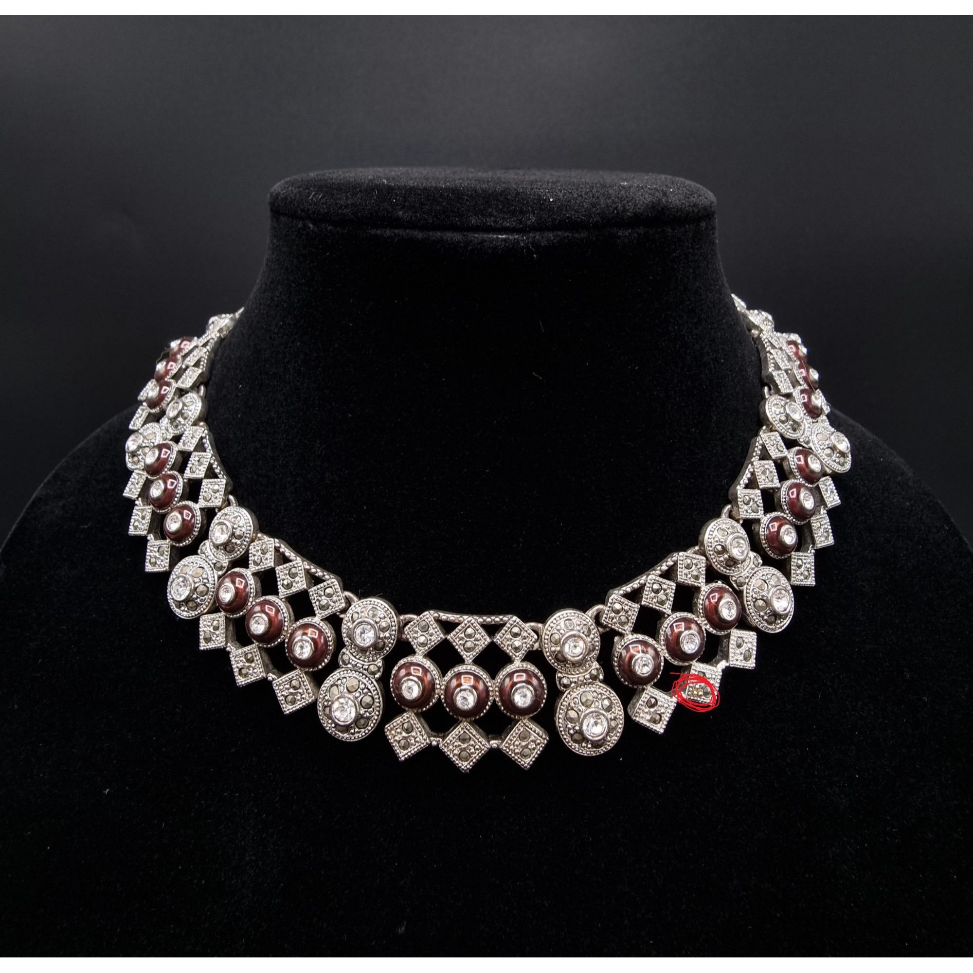 Monet Vintage MONET Signed 1980s-1990s Statement Necklace Size ONE SIZE - 5 Thumbnail