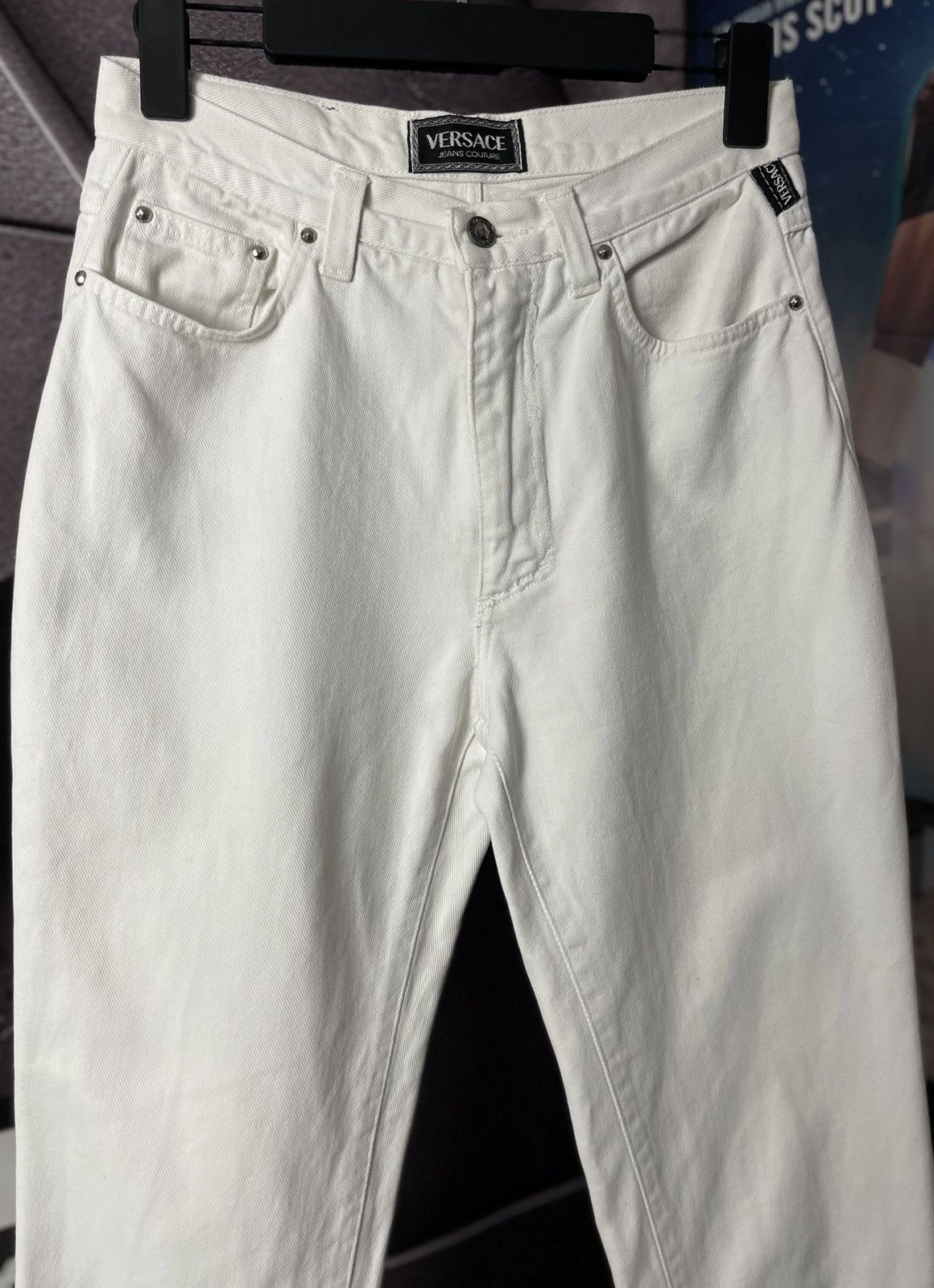 Versace Jeans Couture White Italy 31/45 Vintage Denim