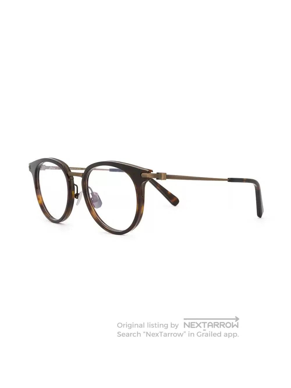 Brioni brioni round frame tortoiseshell glasses. Size ONE SIZE - 5 Thumbnail