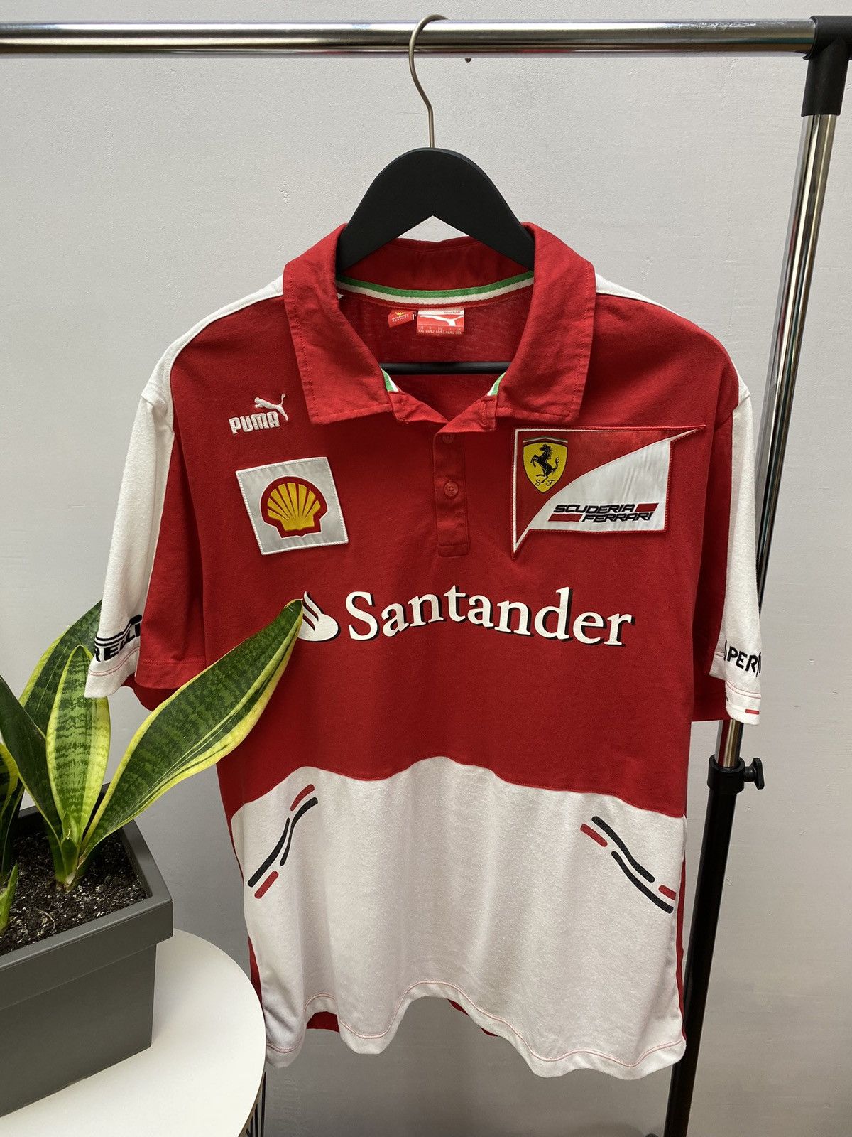 Puma Puma Ferrari Racing Polo Shirt UPS Santander F1 BMW Audi Size US XXL / EU 58 / 5 - 4 Thumbnail
