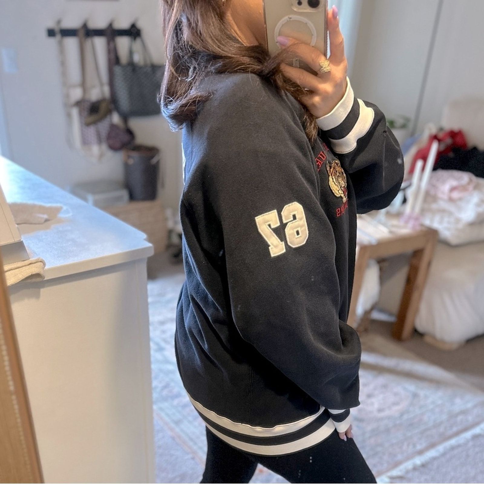 Polo Ralph Lauren Vintage RALPH LAUREN POLO Sport Varsity Jacket RL 90s Patch Size US L / EU 52-54 / 3 - 5 Thumbnail