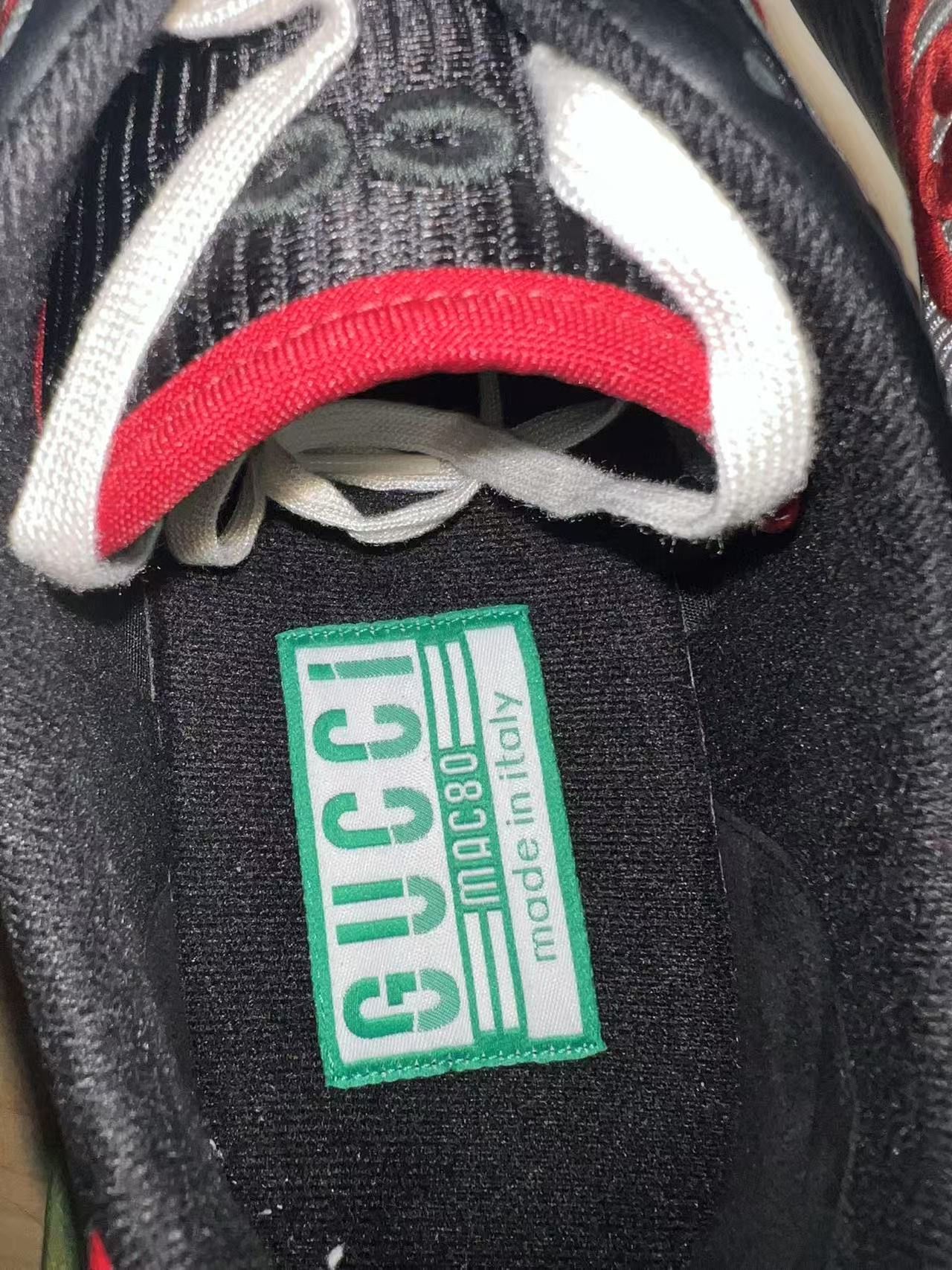 Gucci Gucci MAC980 Black Red Size US 12.5 / EU 45-46 - 2 Thumbnail