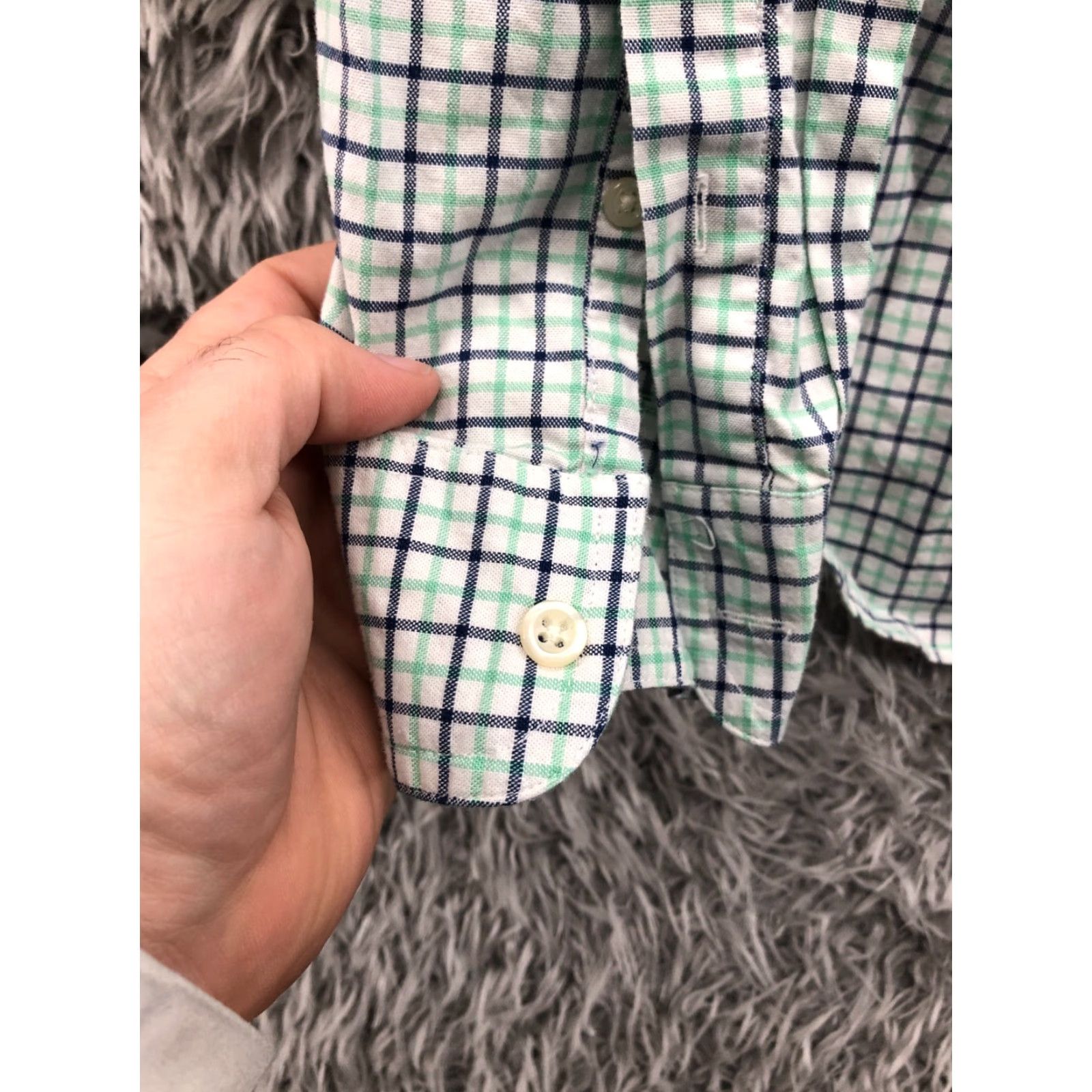 Chaps Chaps Shirt XL Green Plaid Mens Long Sleeve Button Down Collar Size US XL / EU 56 / 4 - 2 Thumbnail