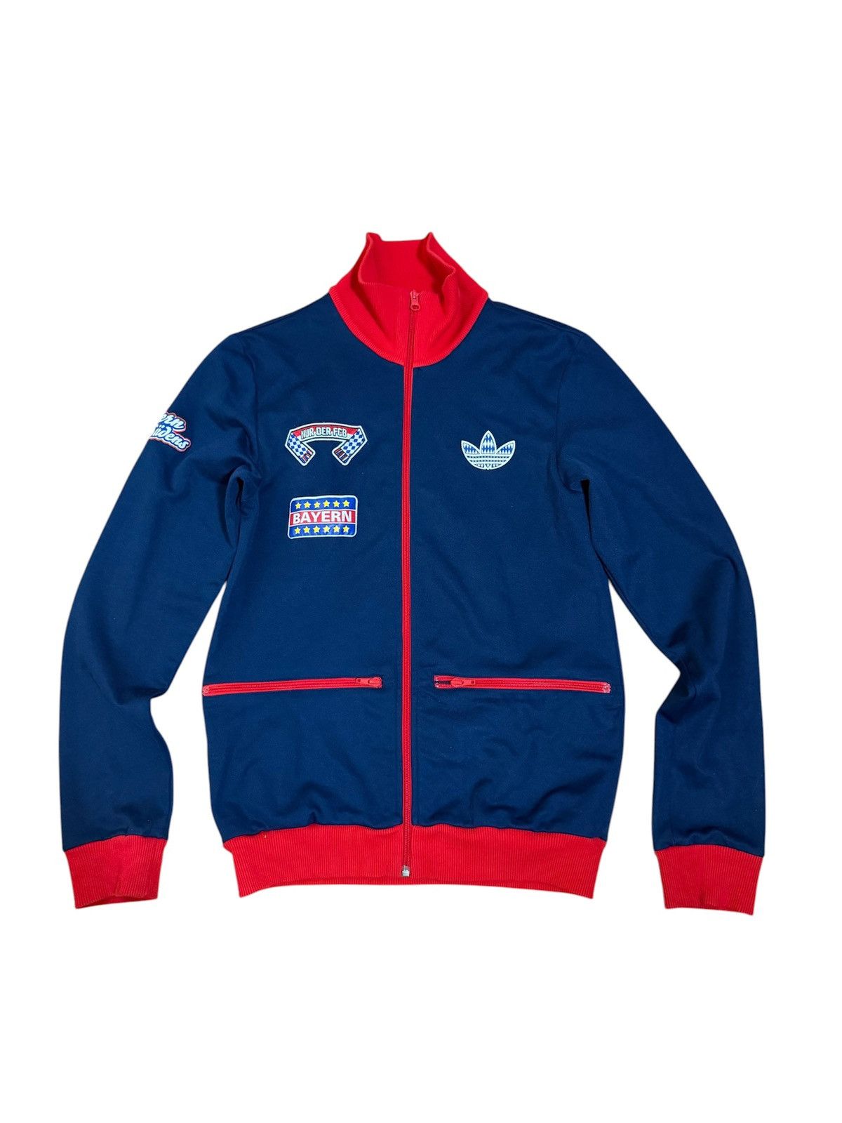Adidas Vintage Adidas FC Bayern Munchen Zip Sweatshirt/Adidas Sweat Size US S / EU 44-46 / 1 - 6 Thumbnail