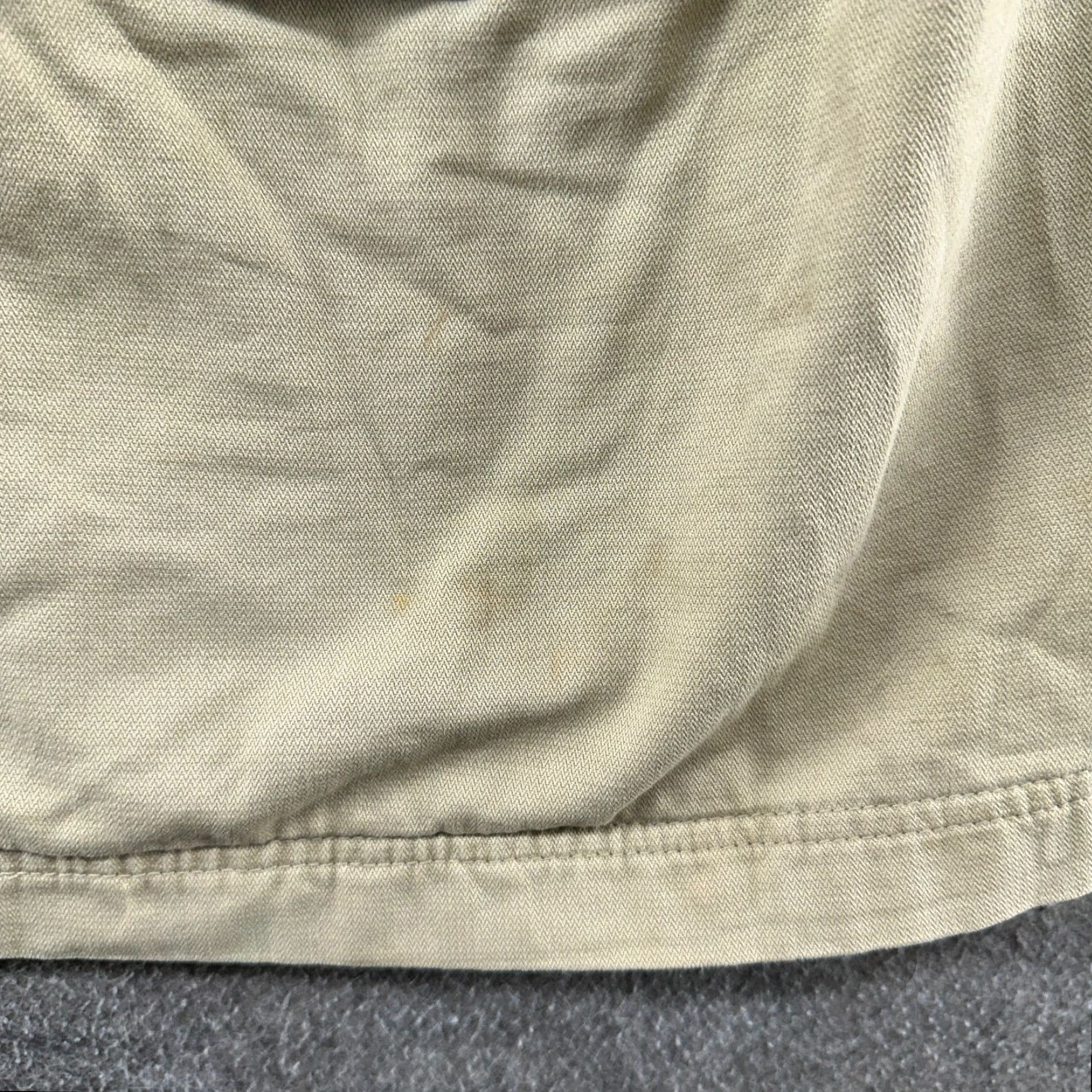 Gap VINTAGE Gap Jacket Mens Large Beige Chore Barn Coat Military Army Canvas M65 90s Full Zip Hooded Regular Men Beige Army 90s Jacket Size US L / EU 52-54 / 3 - 7 Thumbnail