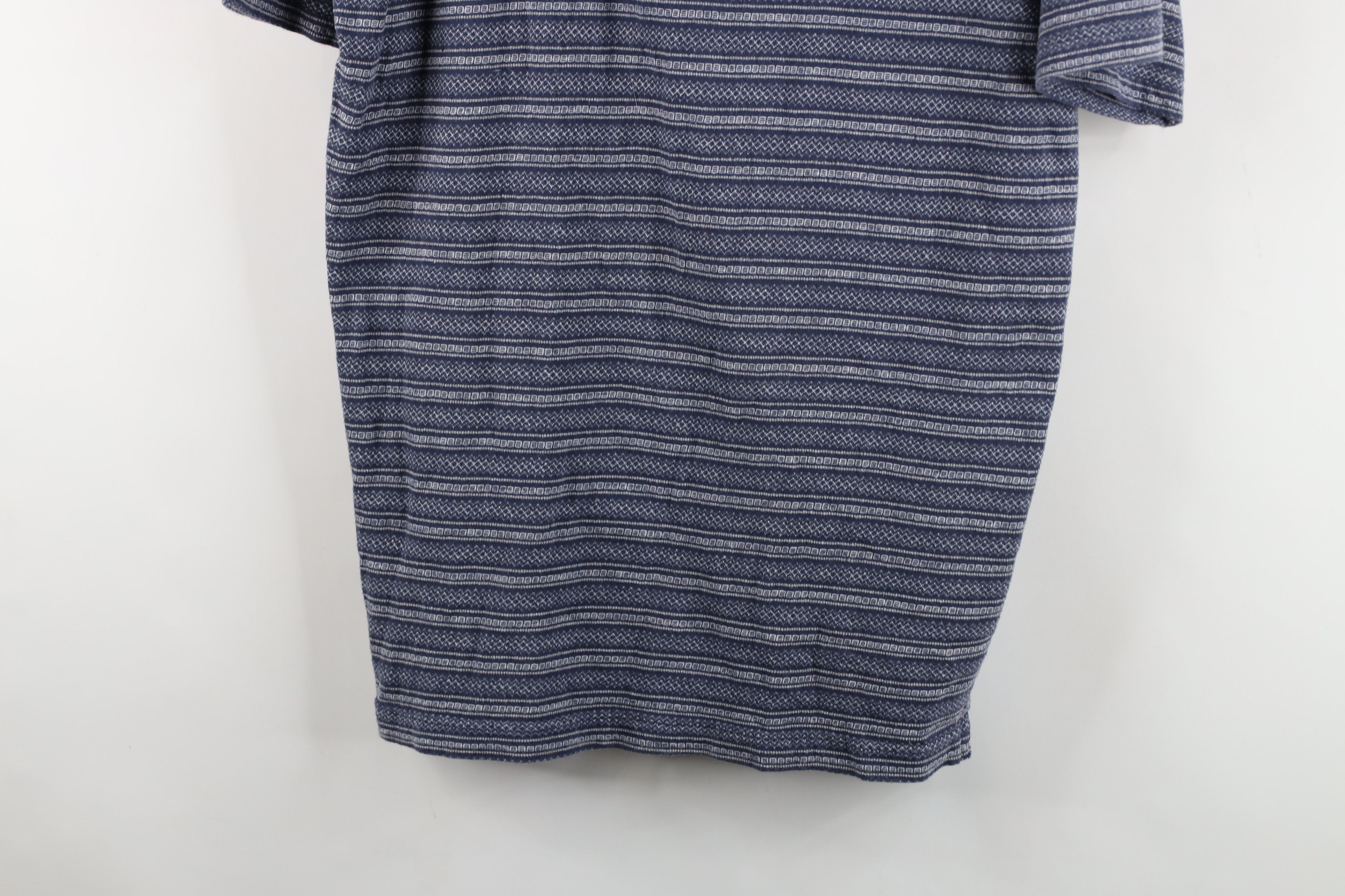 Vintage Vintage 90s Streetwear Striped Knit Henley T-Shirt Size US M / EU 48-50 / 2 - 3 Thumbnail